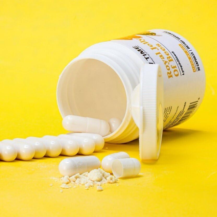 Cápsulas de Jalea Real Orgánica New Time - Suplemento 30 Días