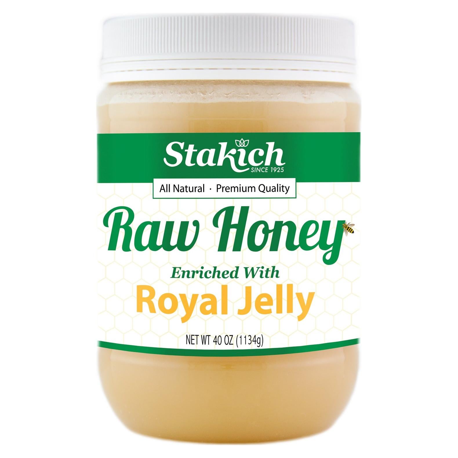 Miel Cruda Stakich 1134g - Enriquecida con Jalea Real Natural