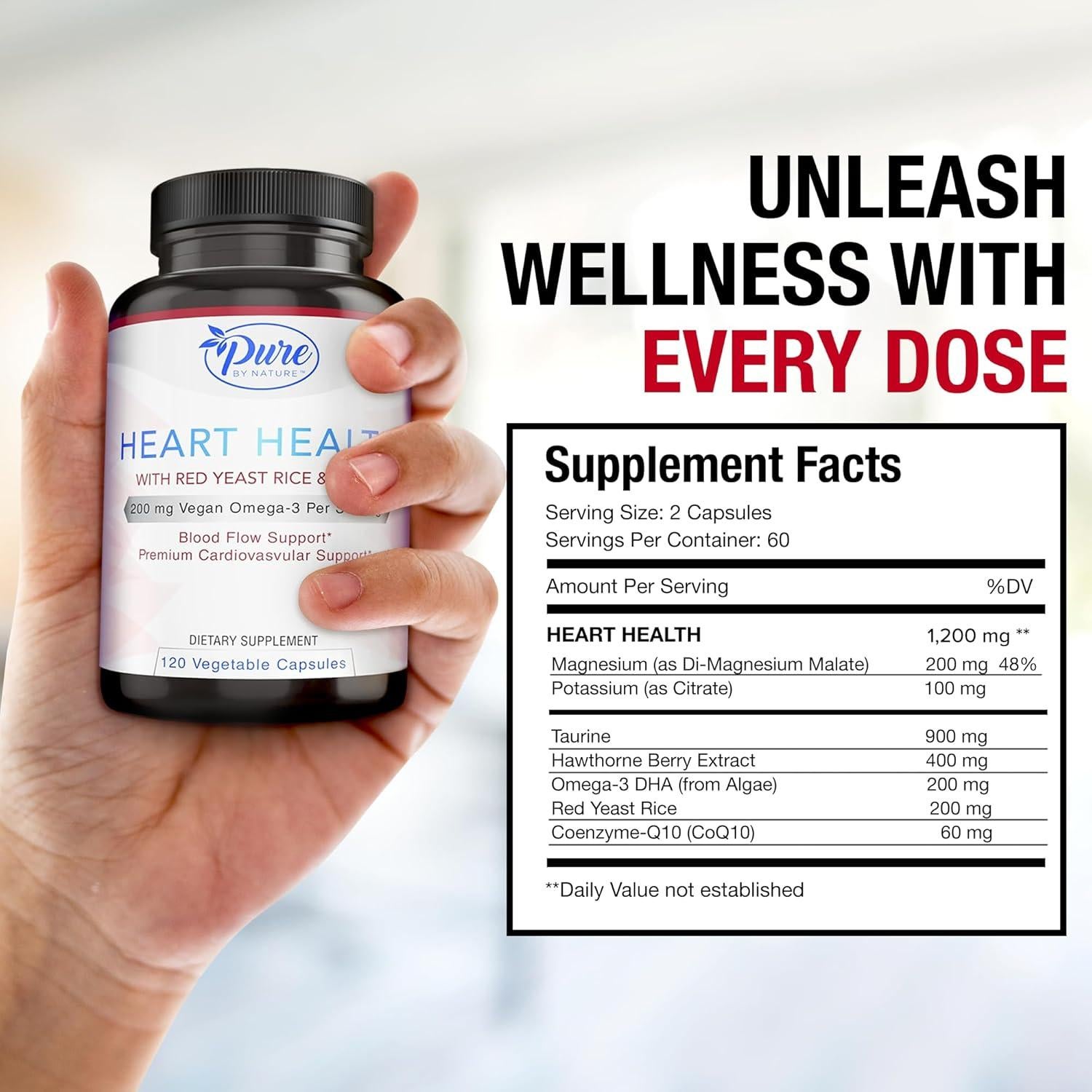 Suplemento de Polen de Abeja Pure By Nature 120 Cápsulas