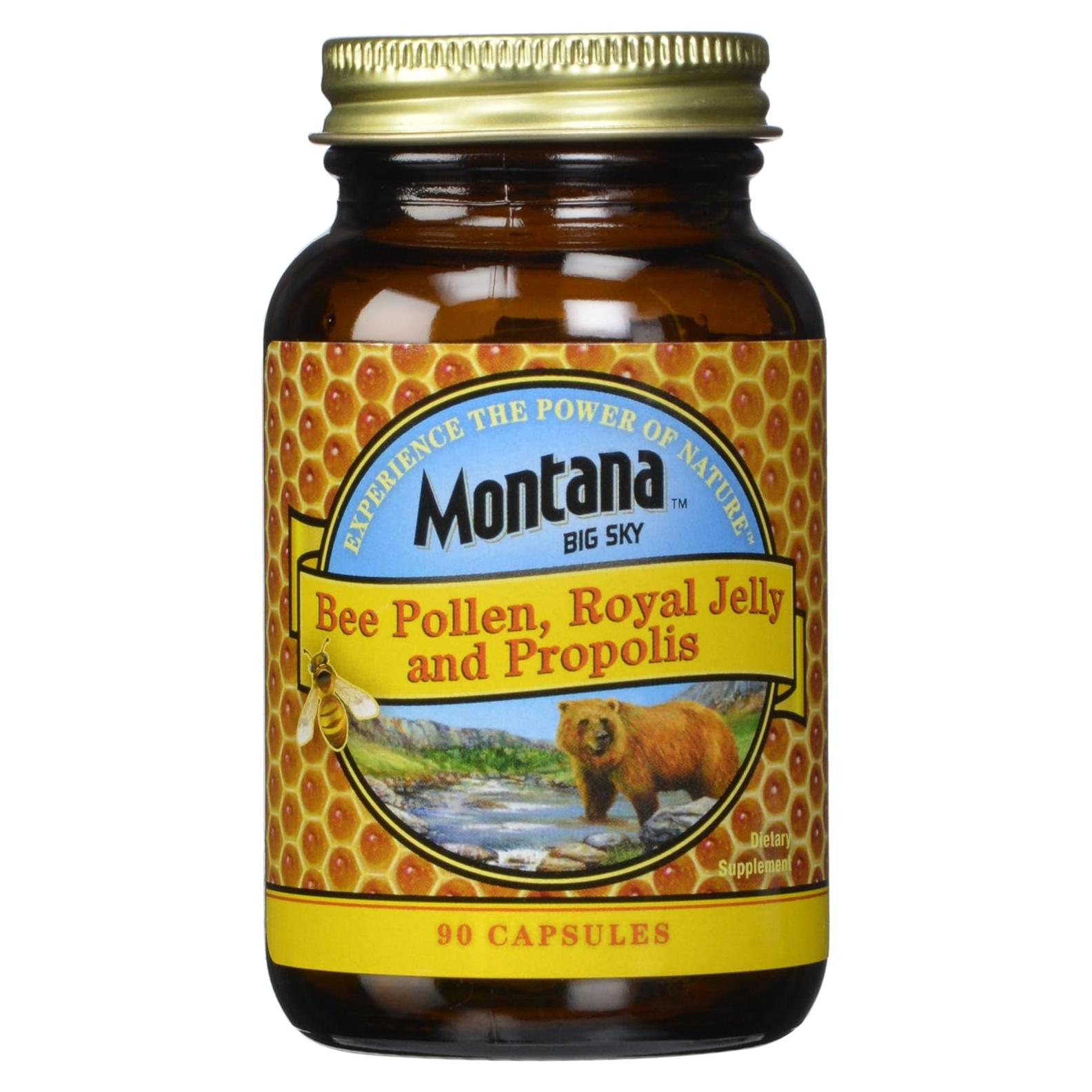 Cápsulas de Polen de Abeja Montana Big Sky - 90 Contenido