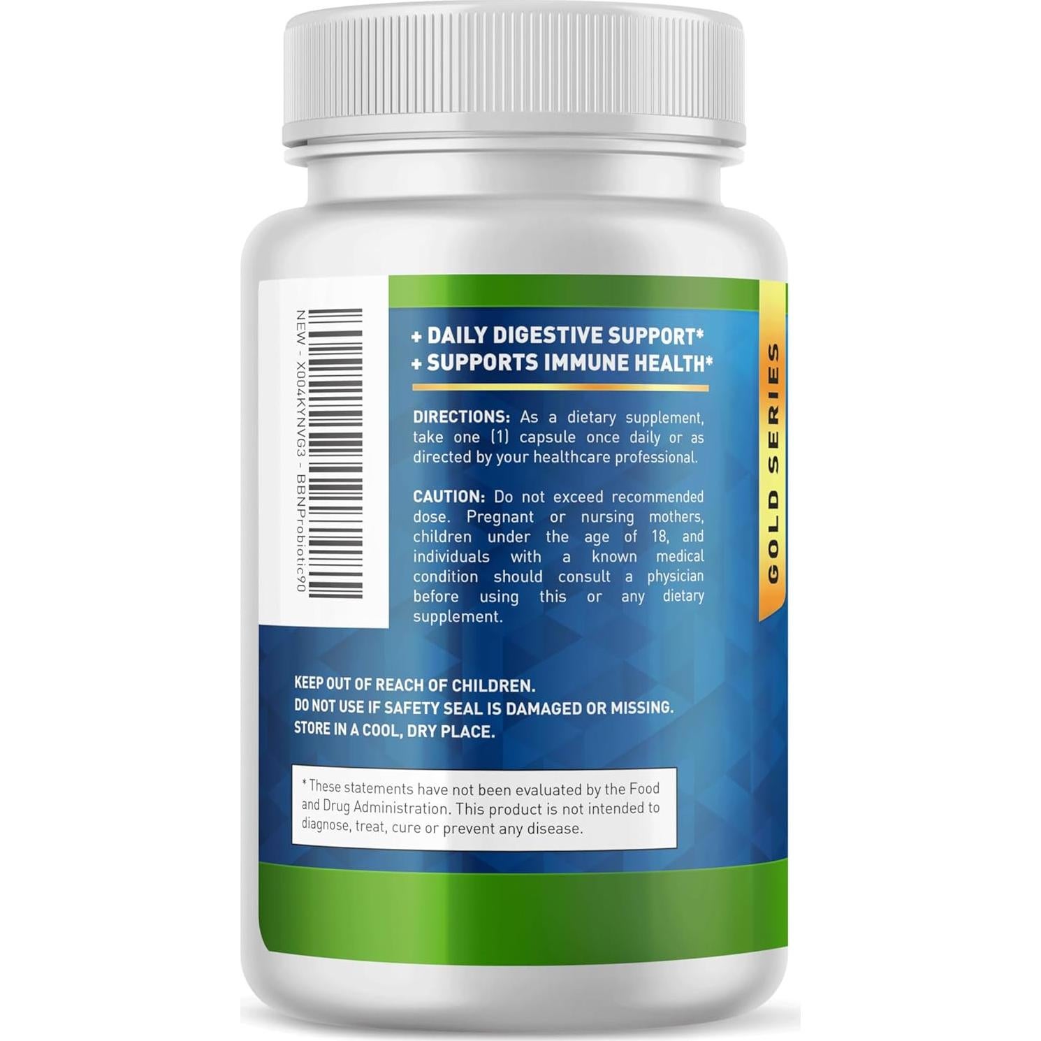 Probiotico Built By Nature 60 Mil Millones CFU 90 Capsulas