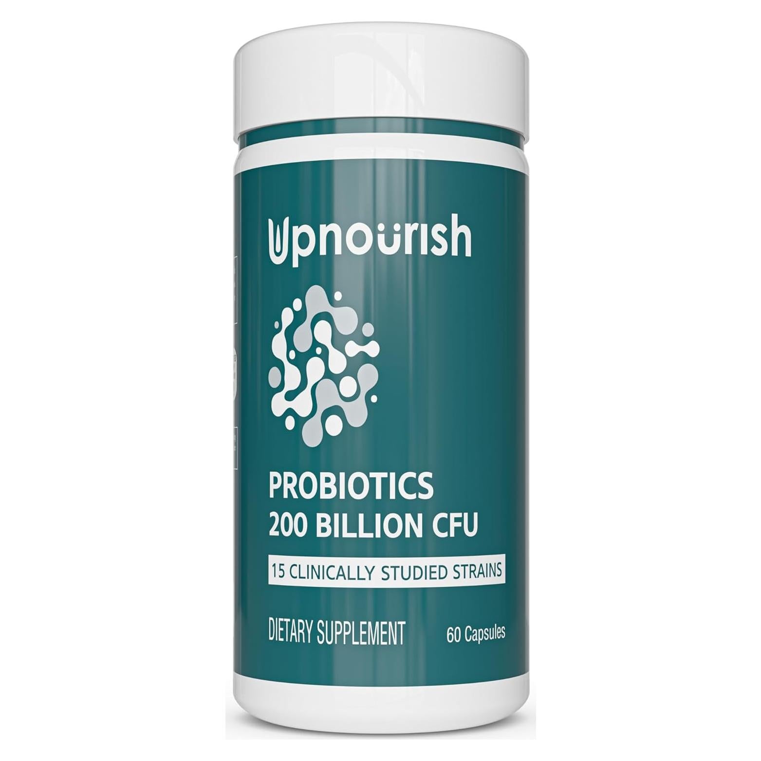 Probioticos UpNourish 200B CFU - 60 Cápsulas Veganas