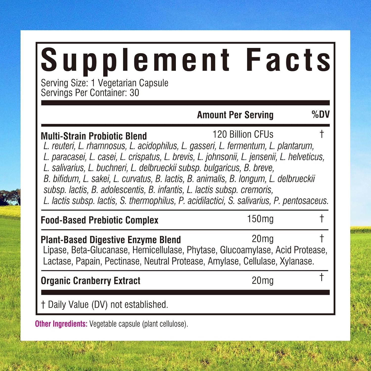 Probioticos para Mujeres Innate Vitality 120 Mil Millones CFU