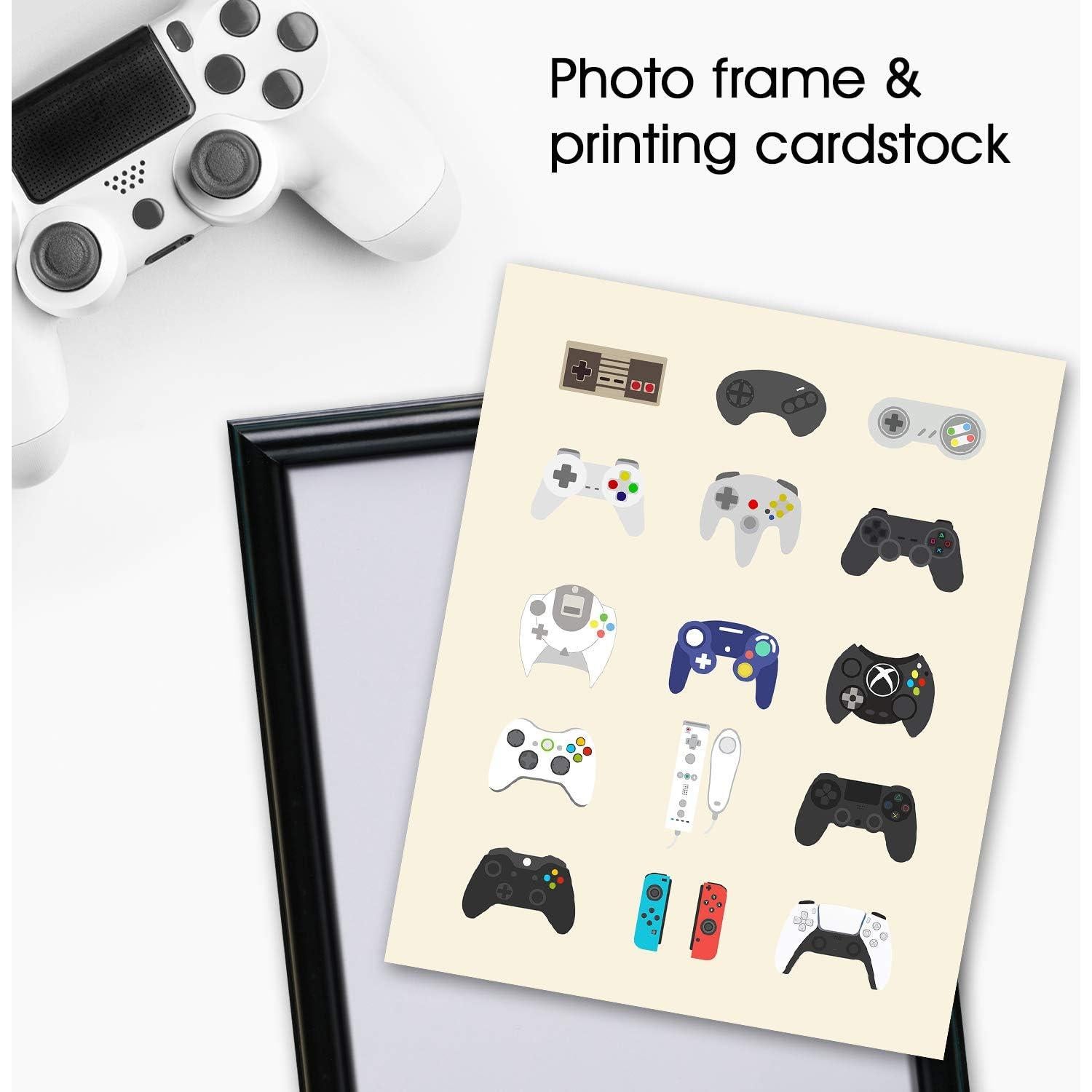 Póster de Videojuegos Retro Simimi Art 20x25 cm con Marco