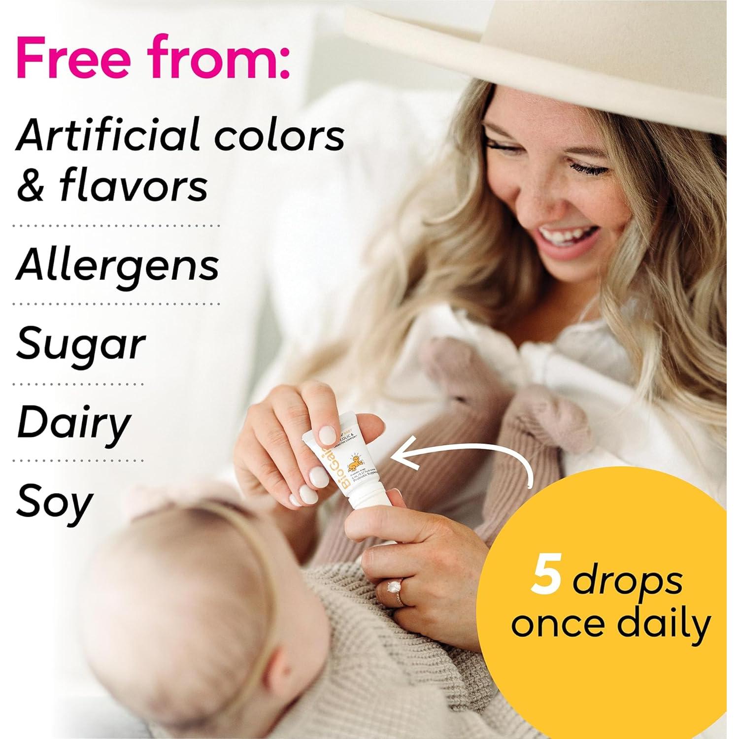 Gotas Probioticas BioGaia Protectis 5mL para Bebés - Alivio Cólico