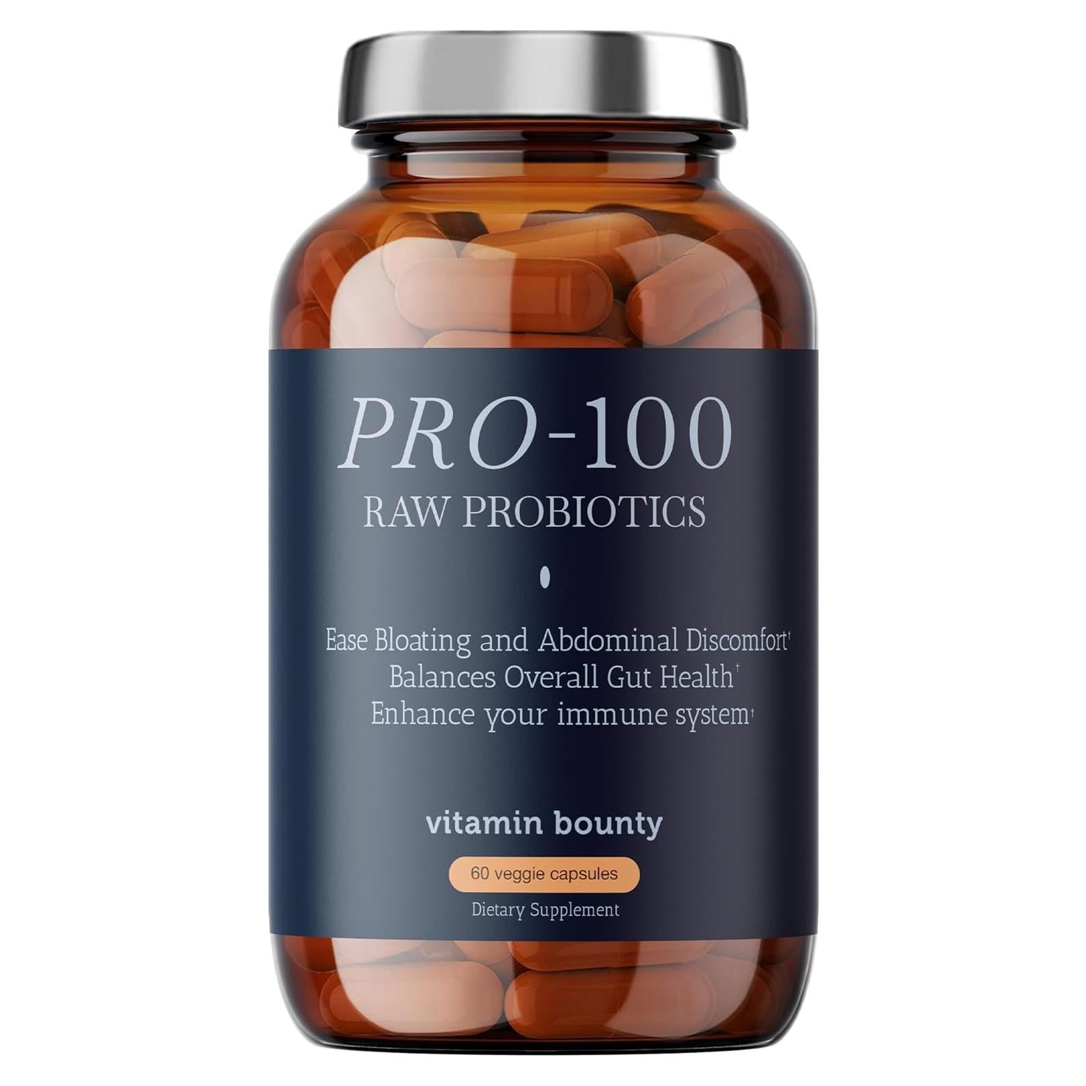 Probiotico Vitamin Bounty Pro-100 100 Mil Millones CFU 60 Cápsulas
