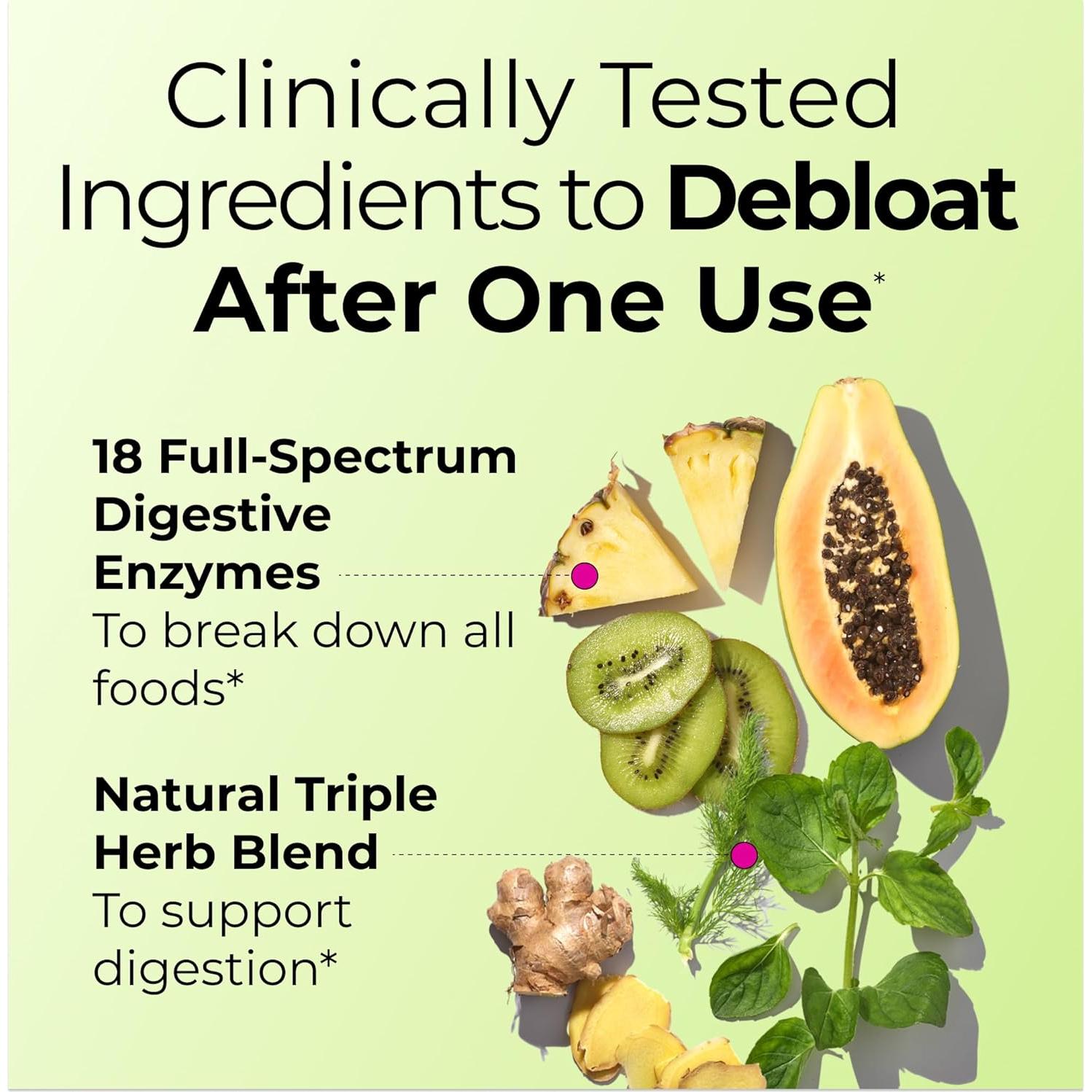 Suplemento de Fibra Flatter Me HUM - 10 Porciones Sabor Fresa Limón