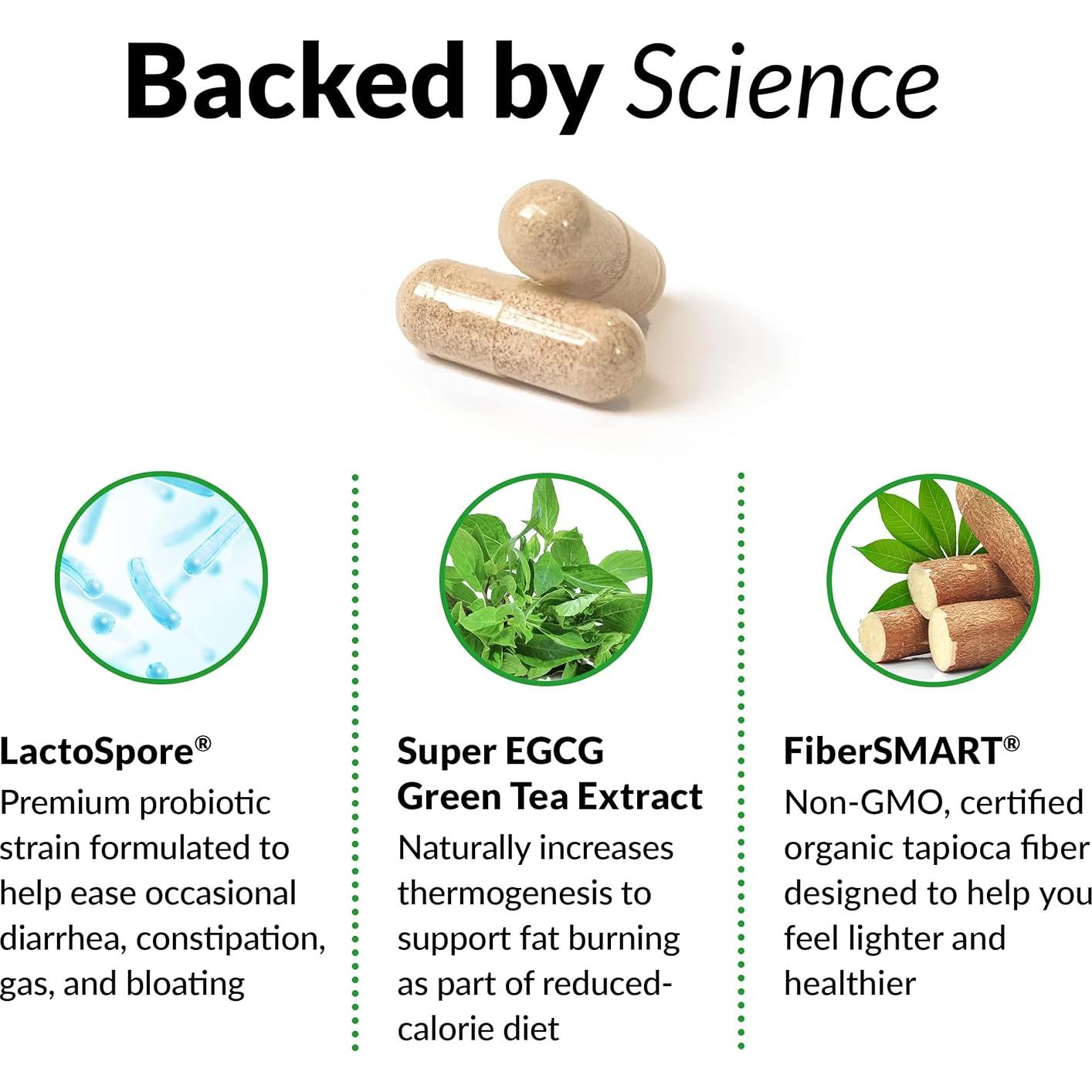 Suplemento ProbioSlim Force Factor 120 Cápsulas Pérdida de Peso