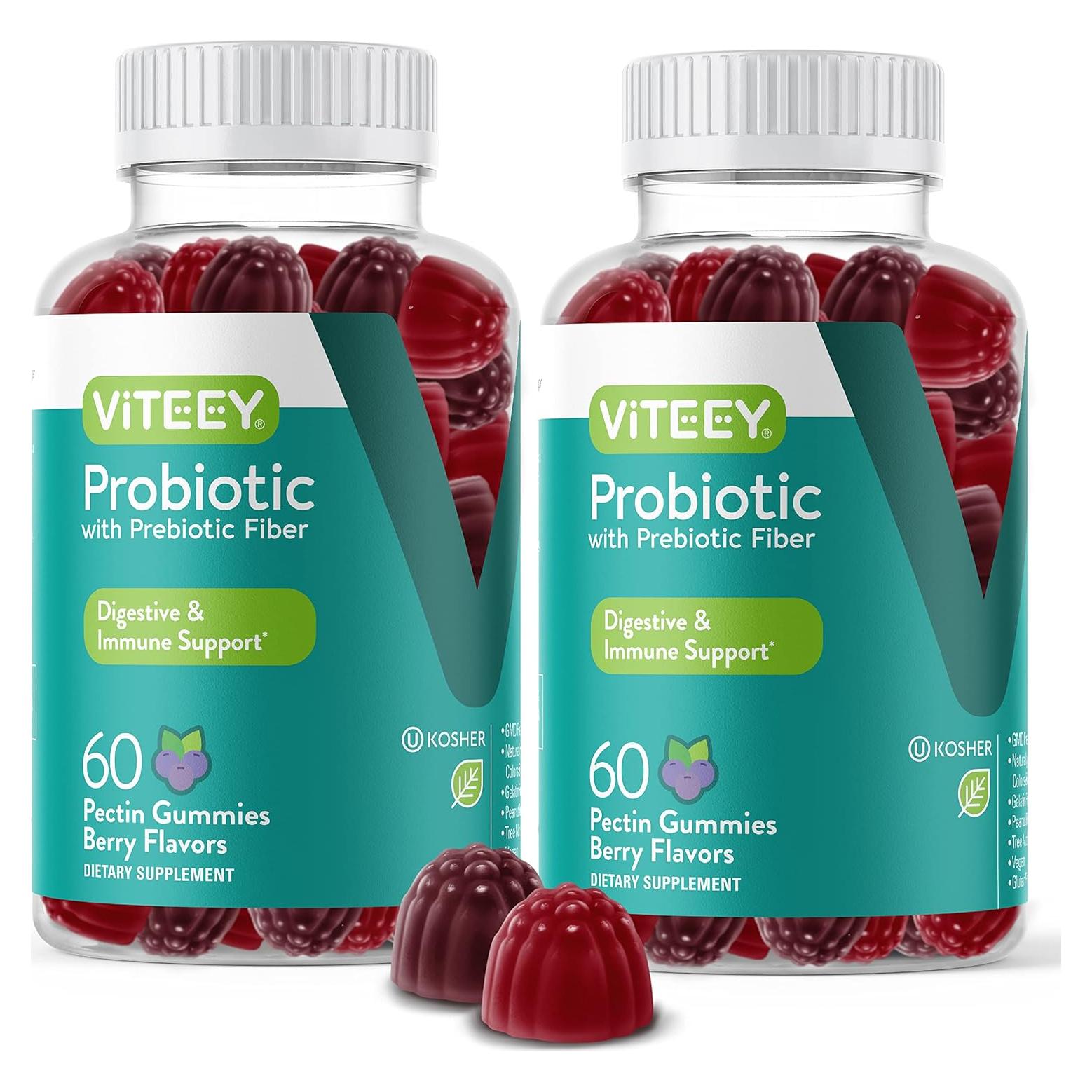 Gominolas Probioticas Viteey 120 Unidades Veganas Sin Gluten