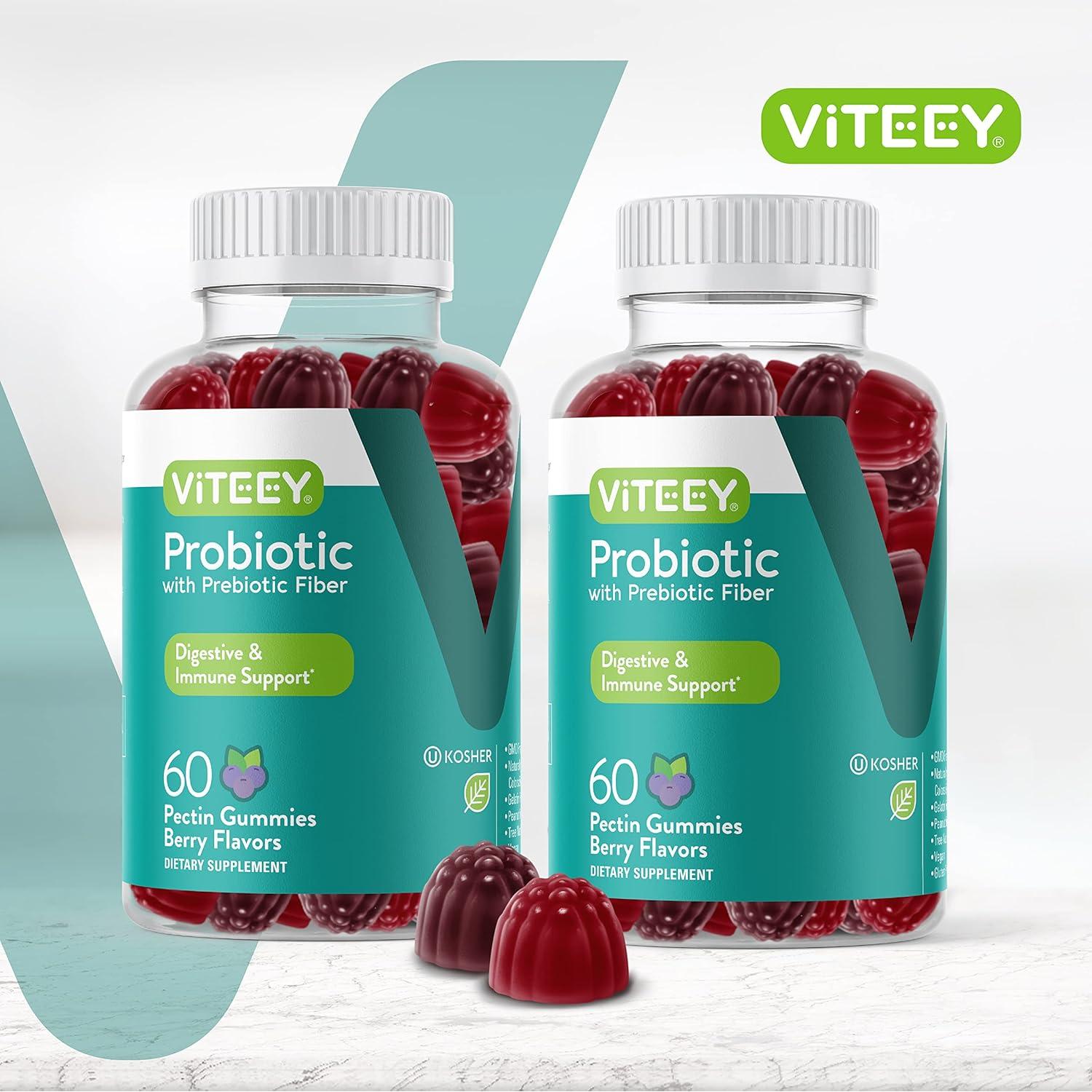 Gominolas Probioticas Viteey 120 Unidades Veganas Sin Gluten