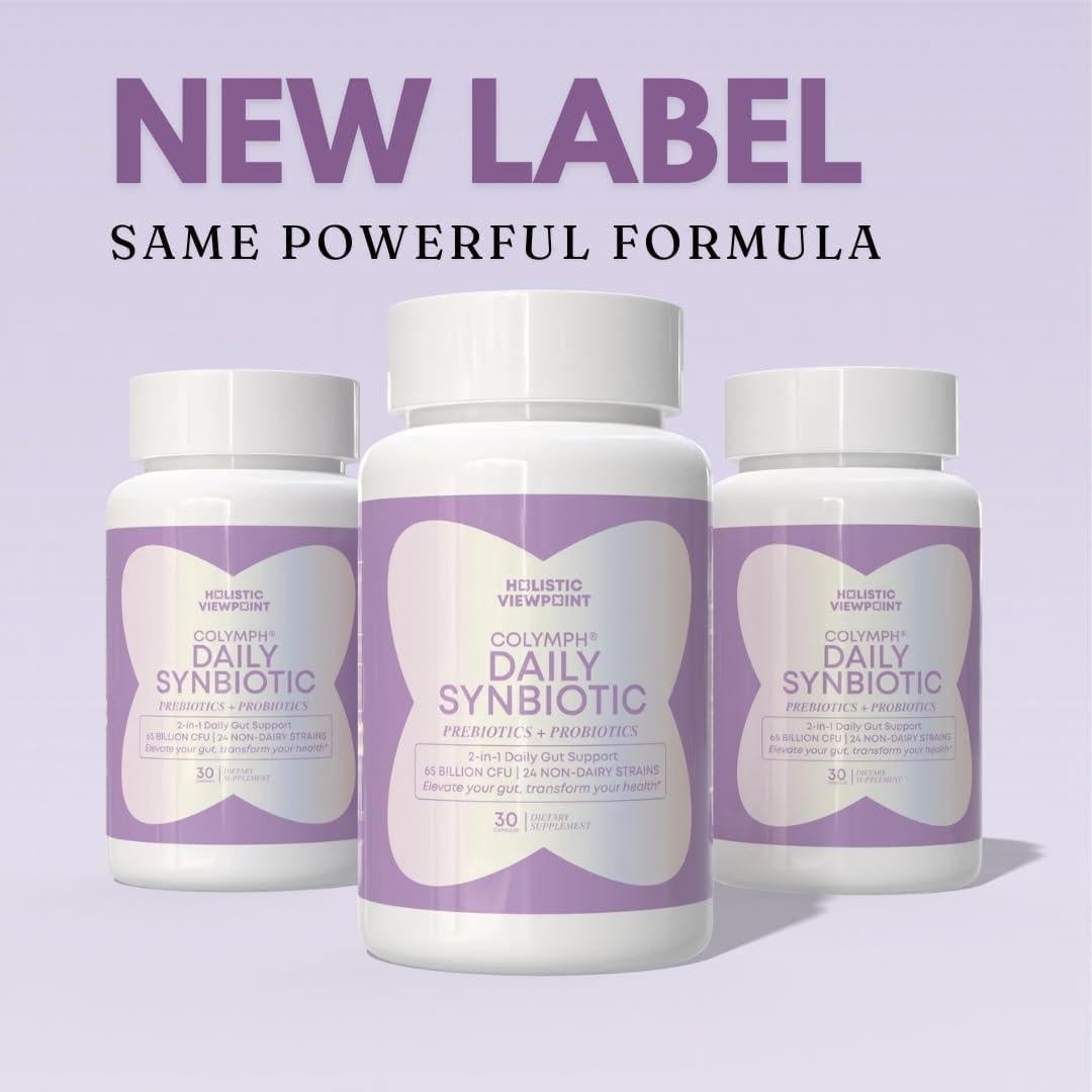 CoLymph Sinbiotico Diario 24 Cepas 65 Mil Millones CFU 30 Capsulas Veganas