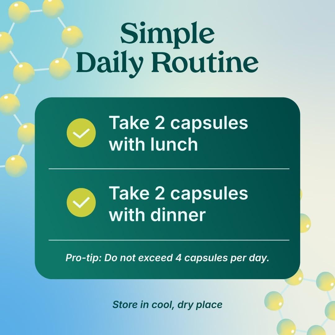 Cápsulas Sinbióticas Veganas Caca Como un Campeón - 60 Unidades