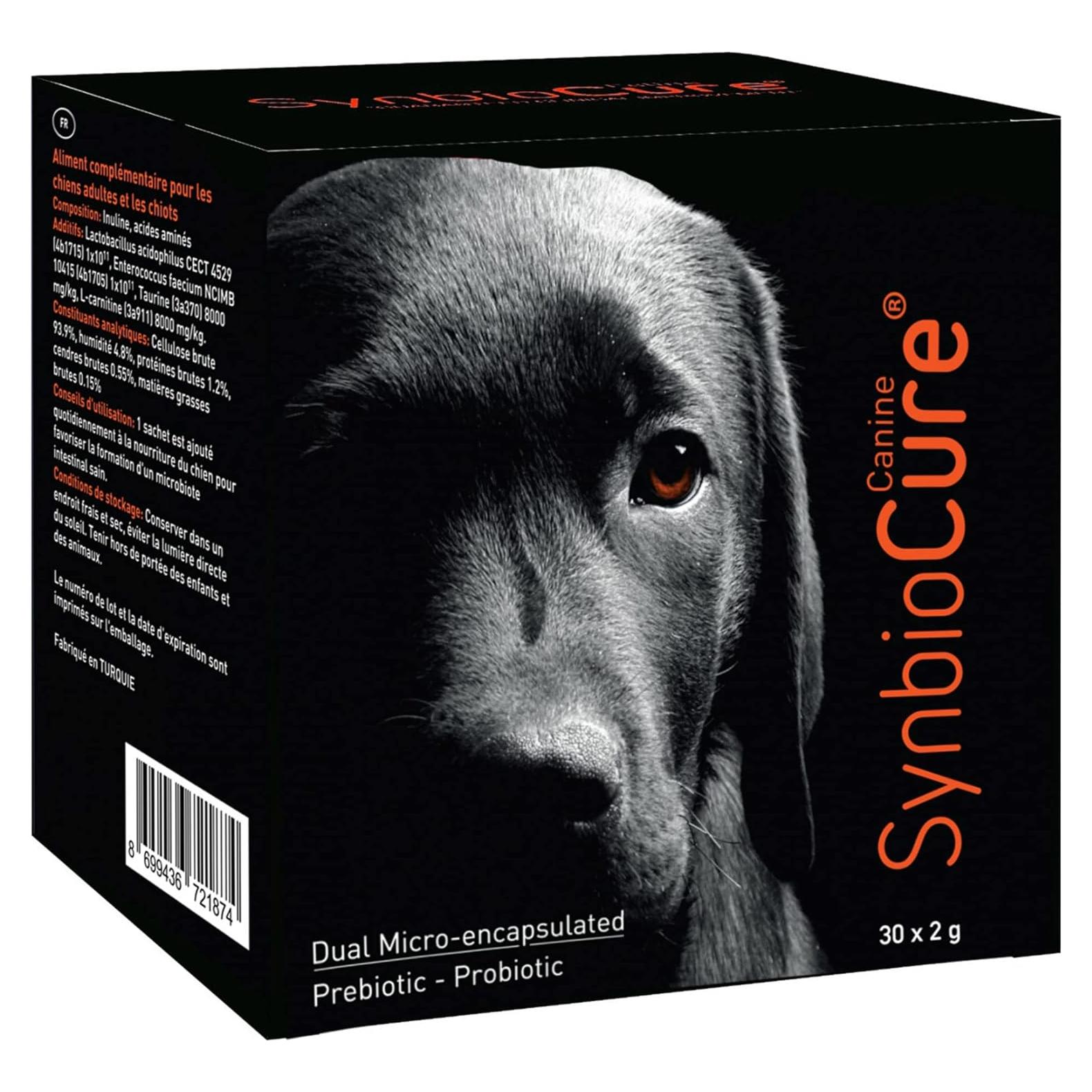 Suplemento Probioticos y Prebioticos para Perros SynbioCure 30 Sobres