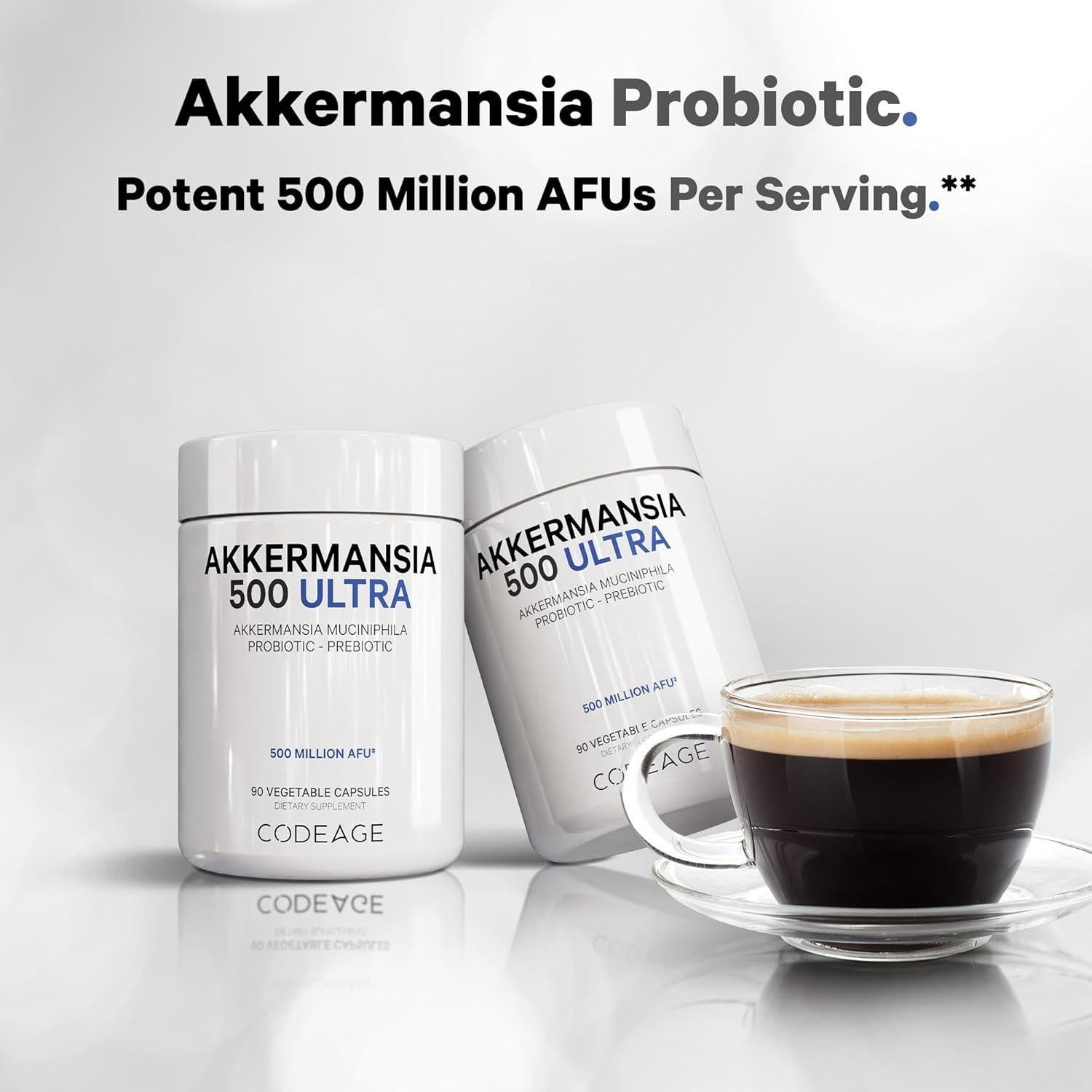 Probiotico Codeage Akkermansia Muciniphila 500M - 90 Cápsulas