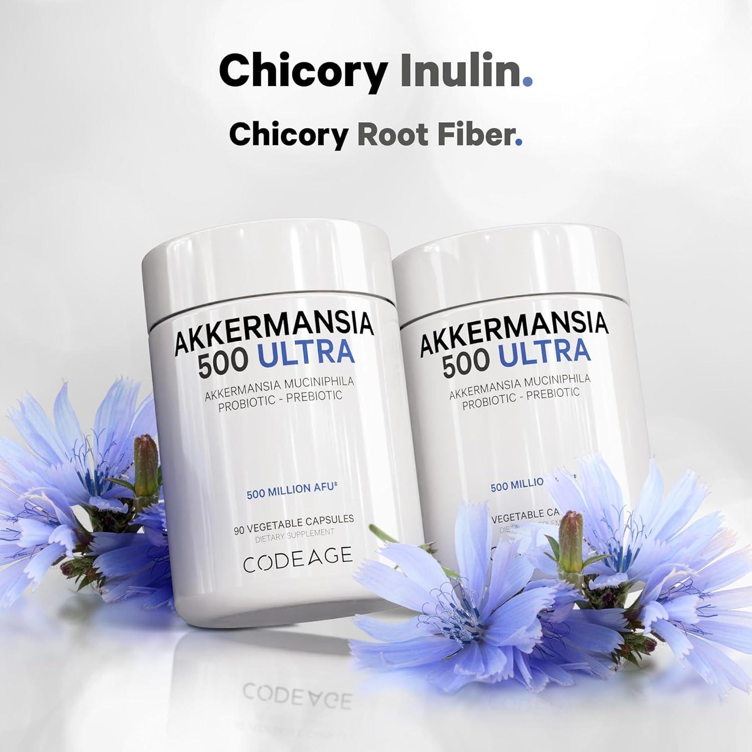 Probiotico Codeage Akkermansia Muciniphila 500M - 90 Cápsulas