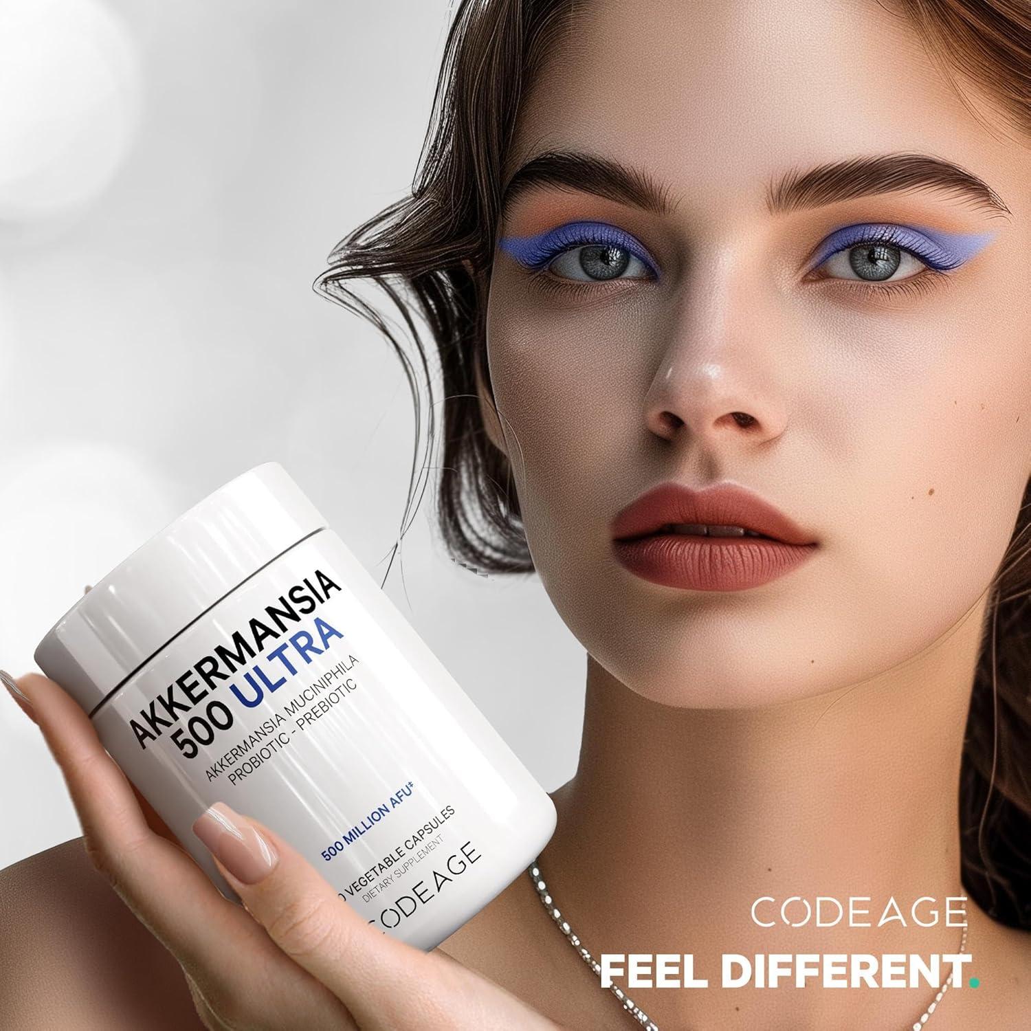 Probiotico Codeage Akkermansia Muciniphila 500M - 90 Cápsulas