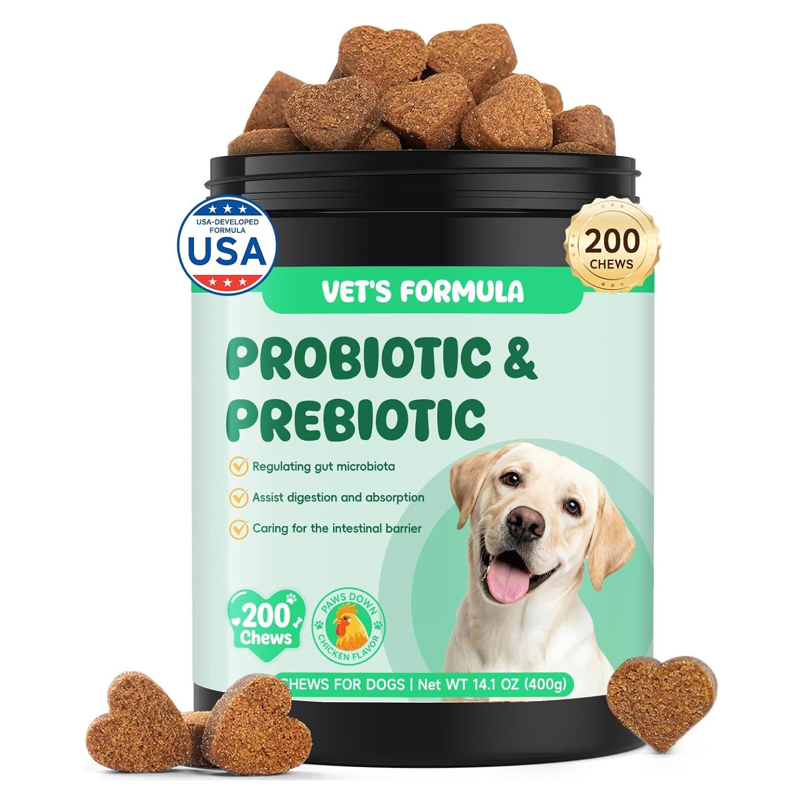 200 Masticables Probioticos para Perros LHQR - Salud Digestiva y Piel