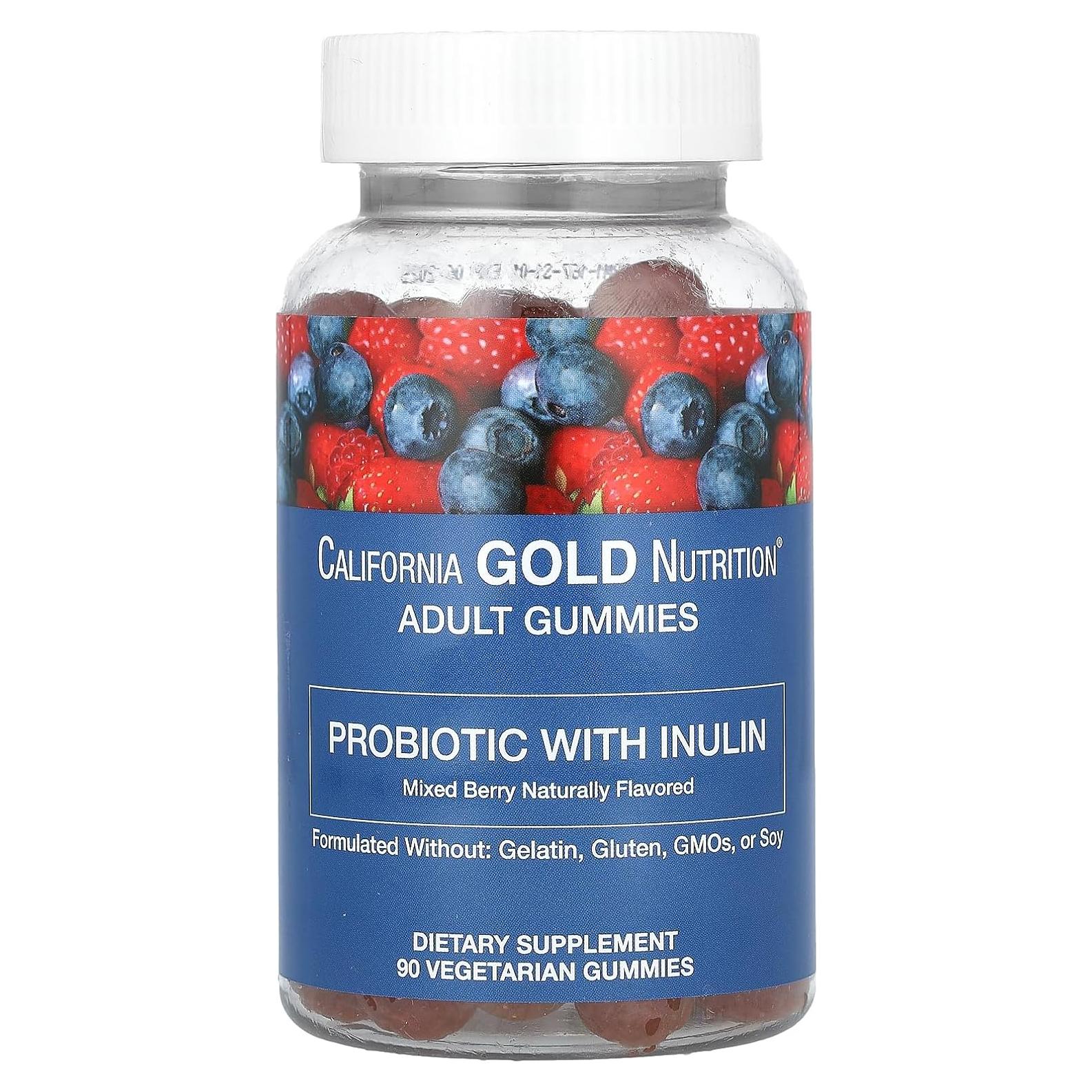Gomas Probioticas California Gold Nutrition 90 g - Sabor Bayas
