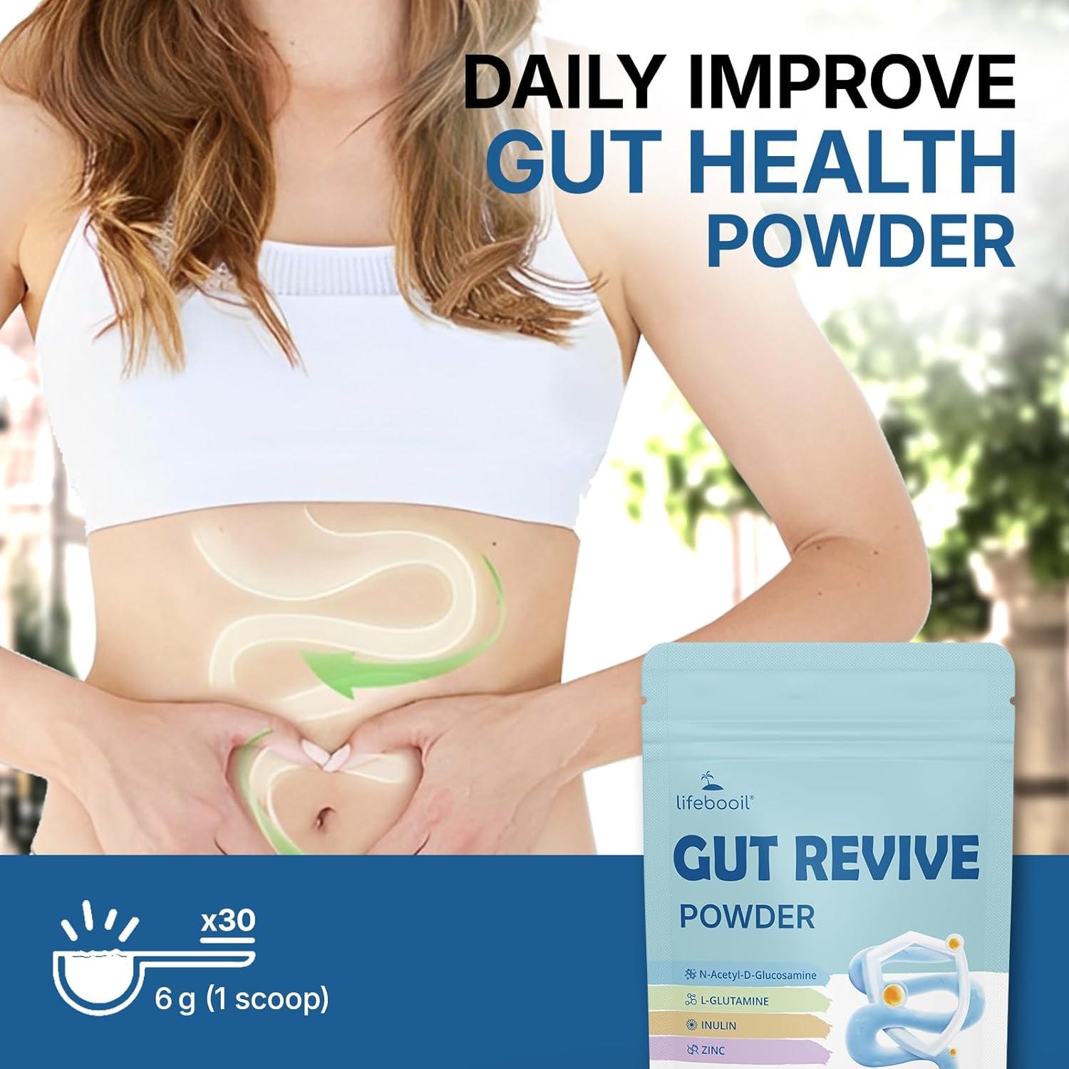 Polvo Digestivo Sin Sabor Lifebooil 180g - L-Glutamina y Prebióticos