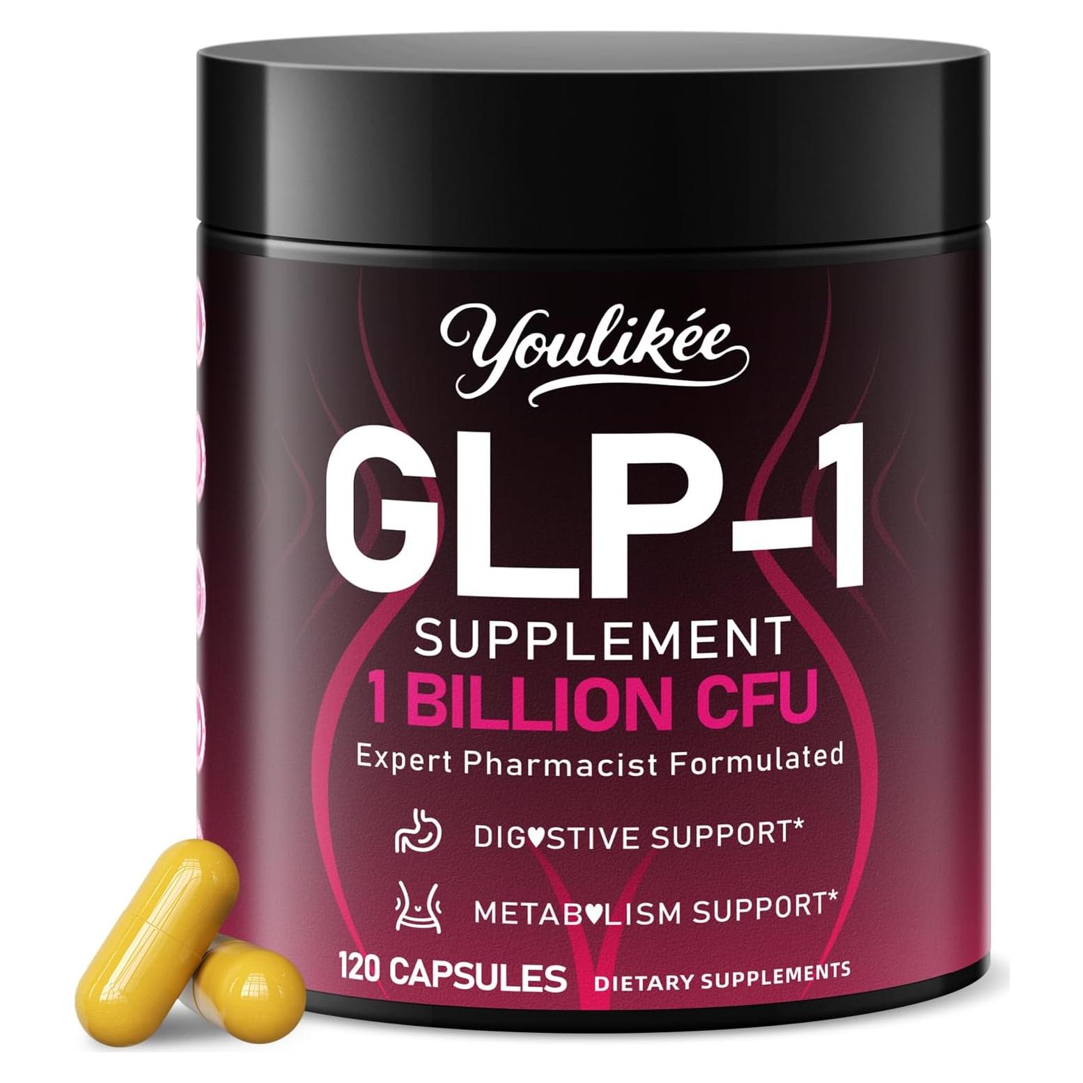 Suplemento GLP-1 Youlikee 120 Cápsulas - Acelerador Natural