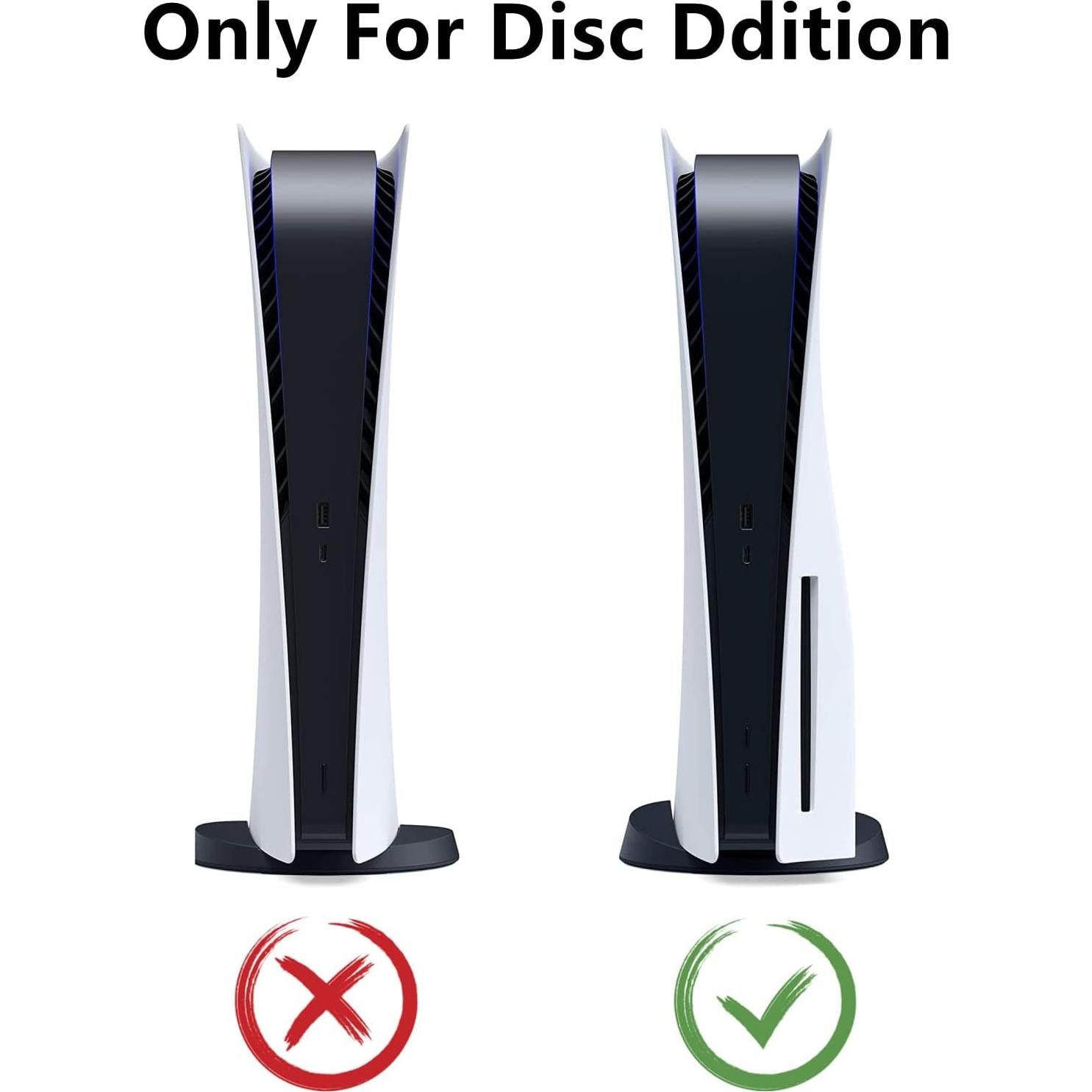 Cubiertas de Placas para Consola PS5 VLANMON Negro Mate