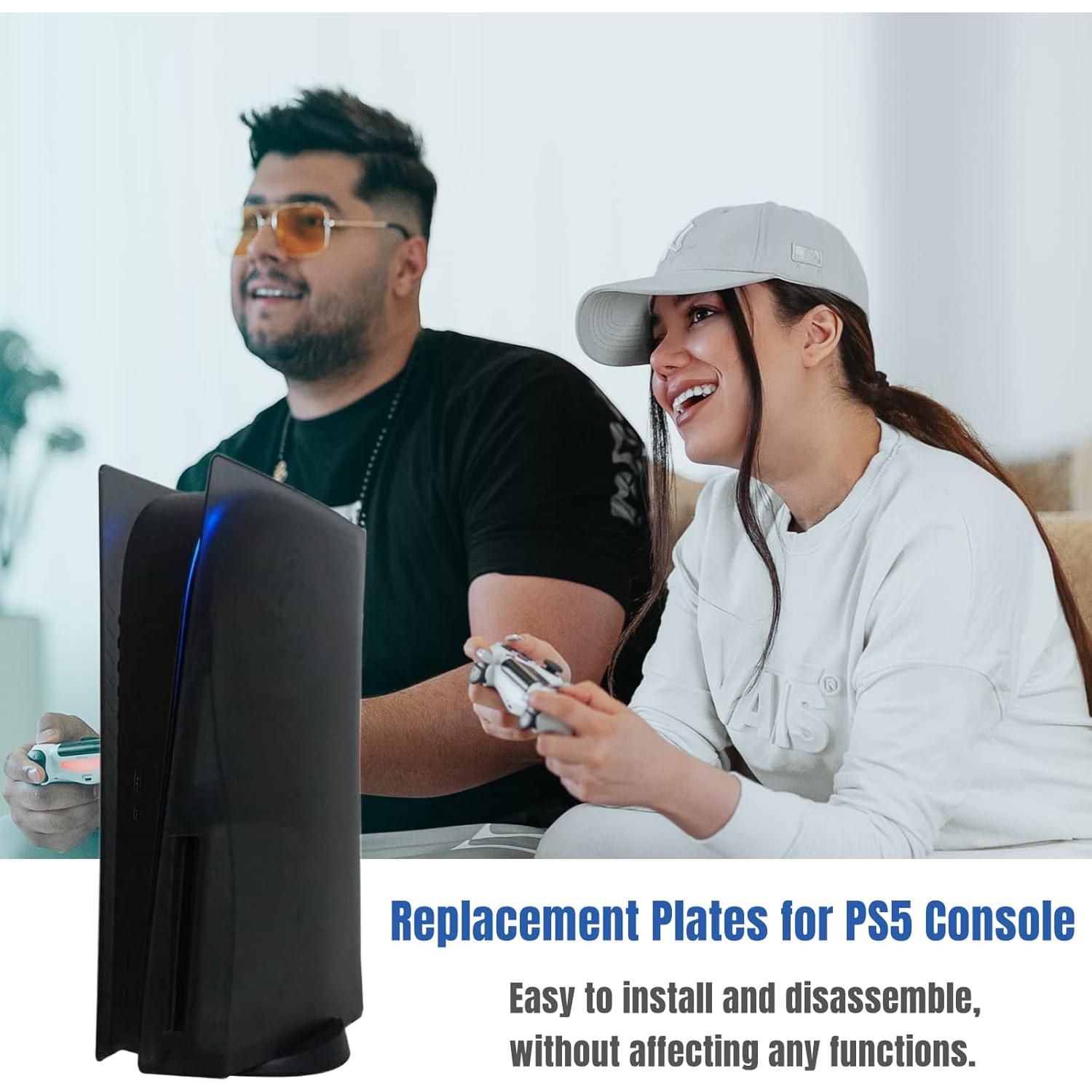 Cubiertas de Placas para Consola PS5 VLANMON Negro Mate