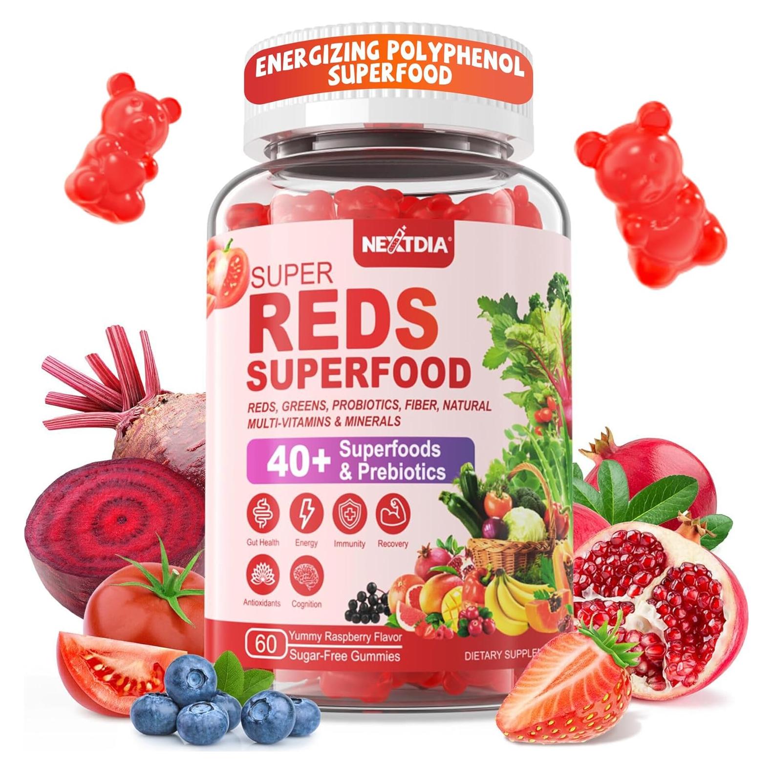 Gomitas Superalimento NextDia 120 Cts - Antioxidantes y Energía