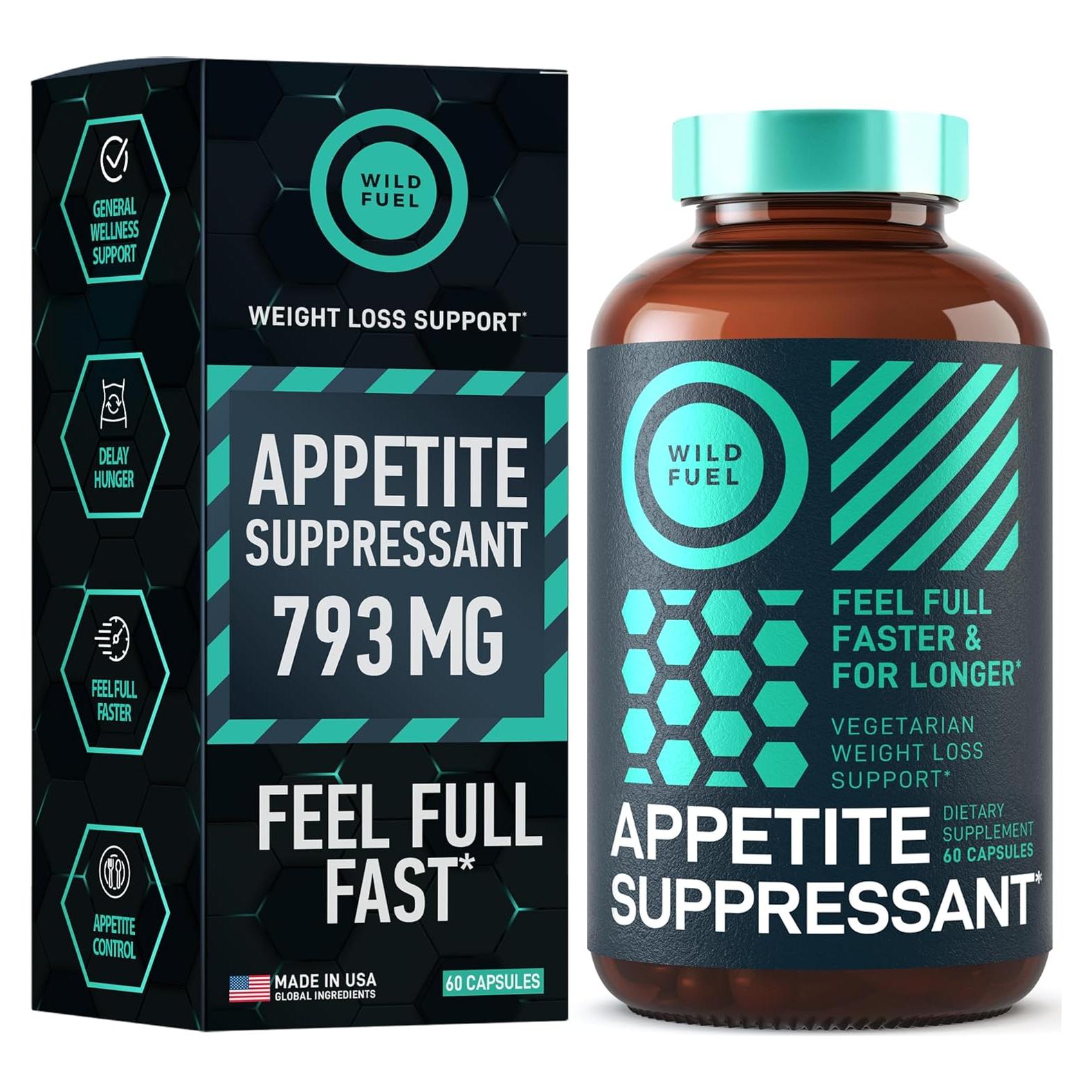 Supresor de Apetito Wild Fuel - 60 Cápsulas Vegetales