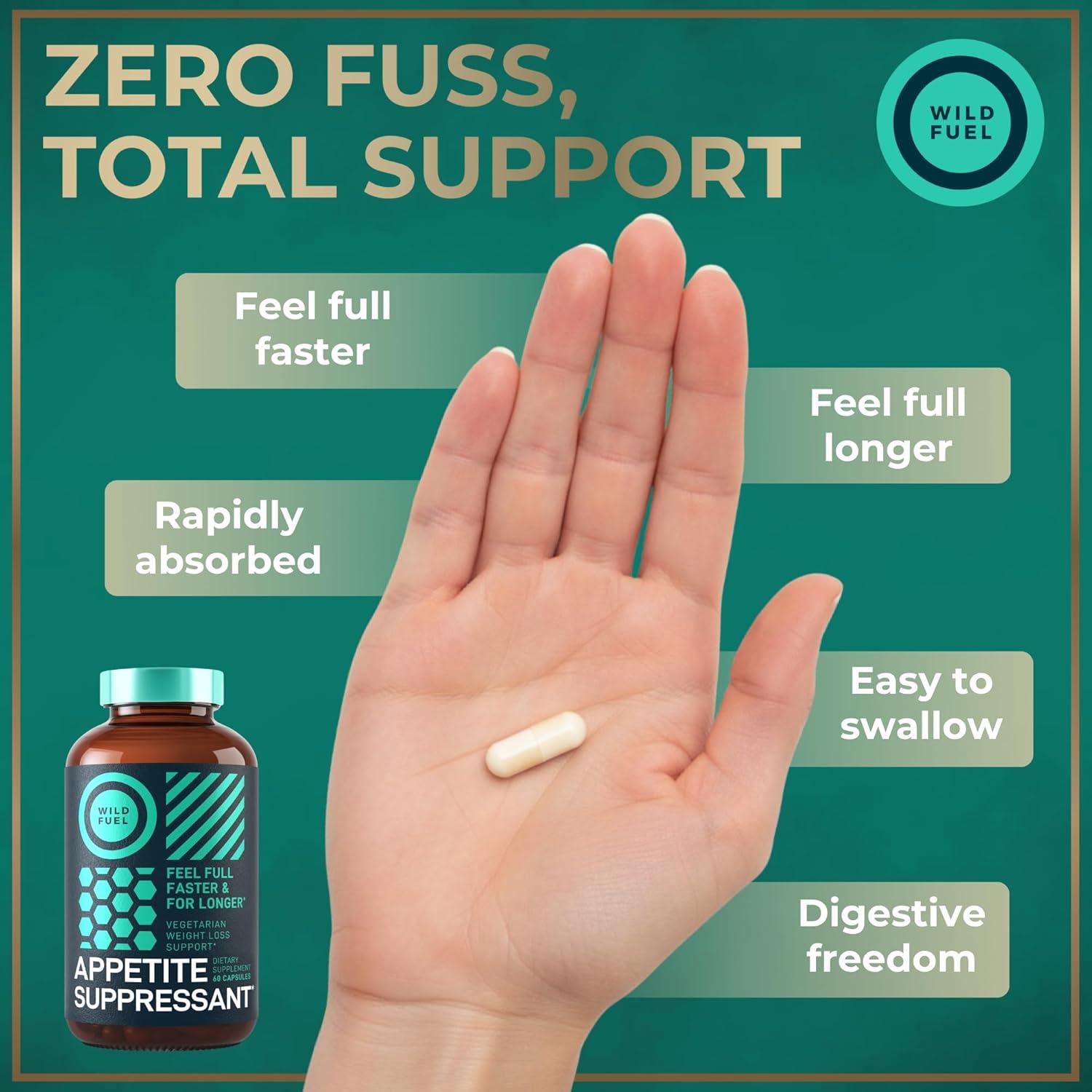 Supresor de Apetito Wild Fuel - 60 Cápsulas Vegetales