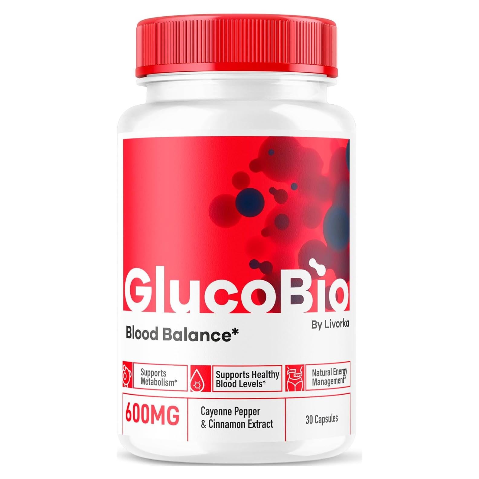 Cápsulas GlucoBio - Suplemento de Soporte 30 Unidades