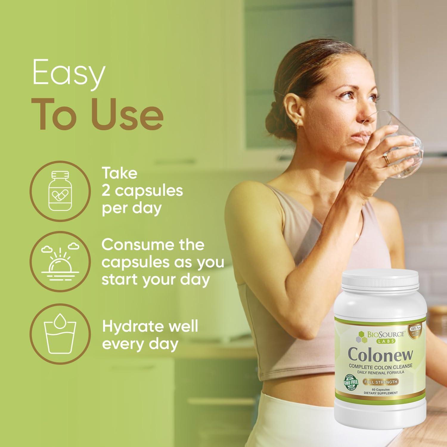 Colonew Suplemento Natural Detox Digestivo - 60 Cápsulas