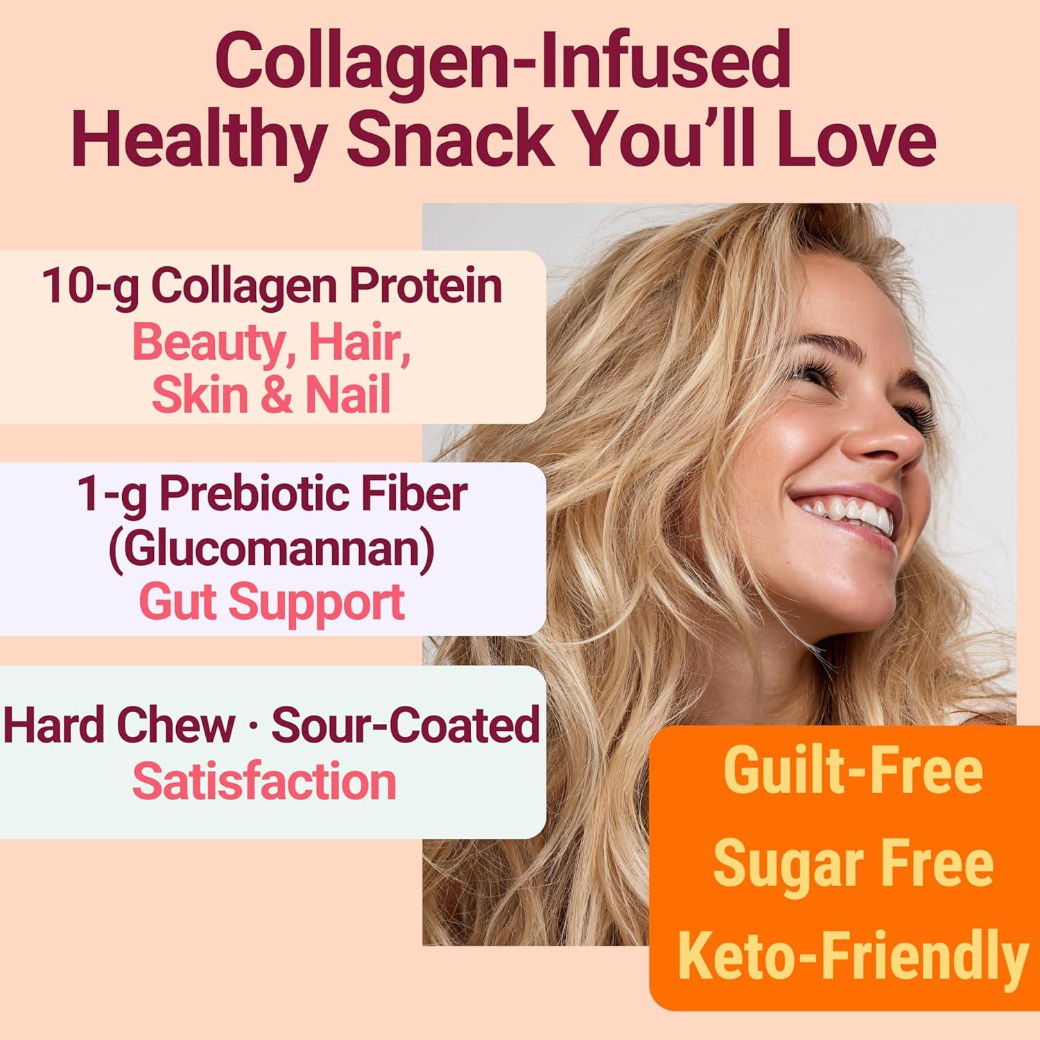 Snacks Keto SHIZAM Gominolas de Colágeno y Fibra 232g