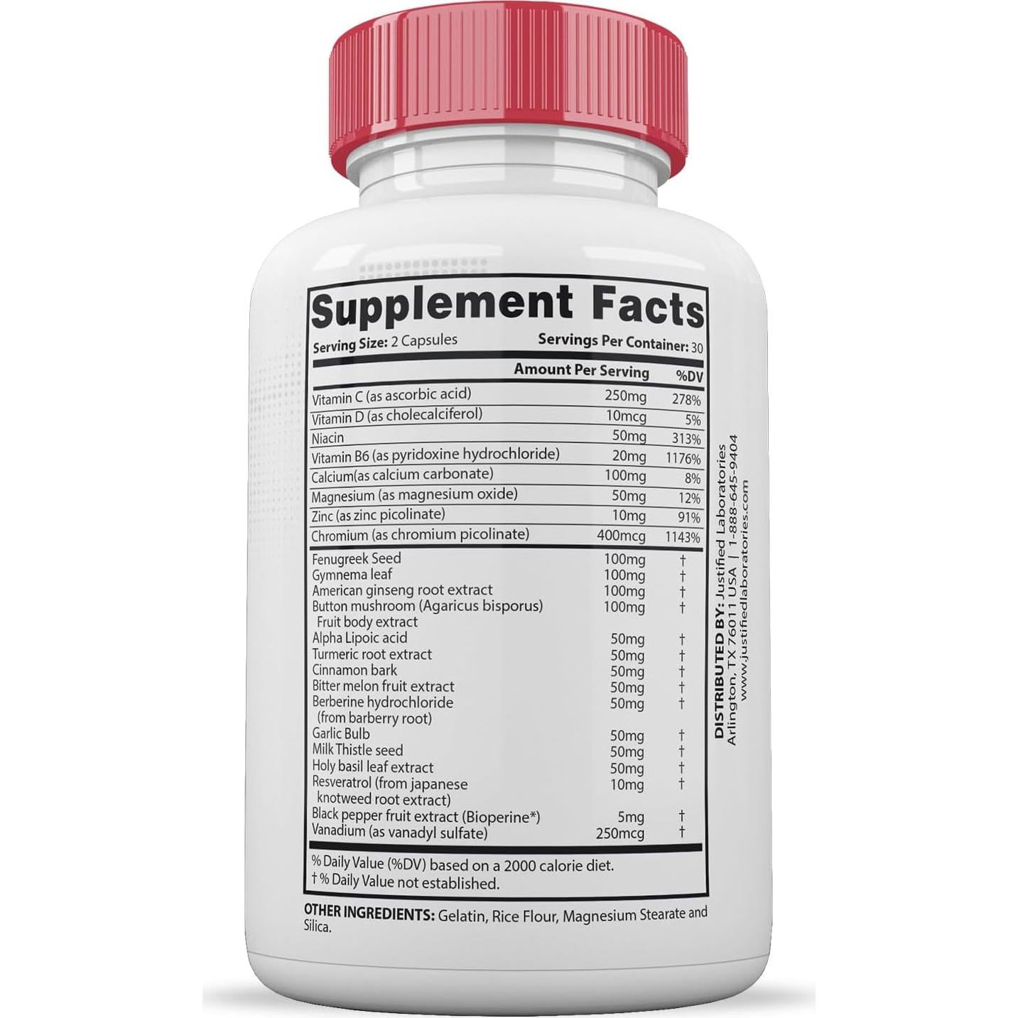 Gluco Renu Extreme 1295mg - Suplemento de Glucógeno 60 Cápsulas