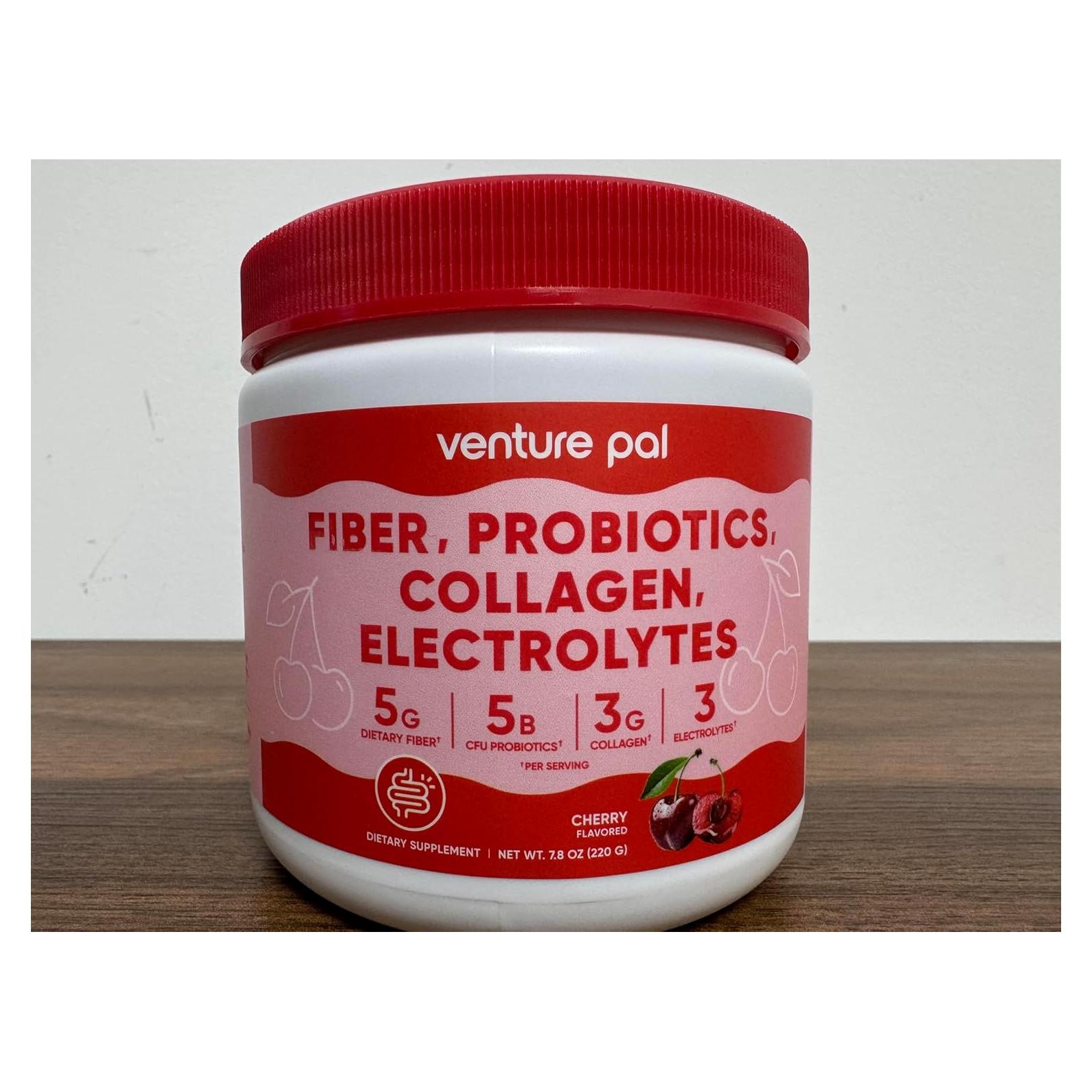 Suplemento de Fibra Venture Pal 181g - Probioticos y Colageno