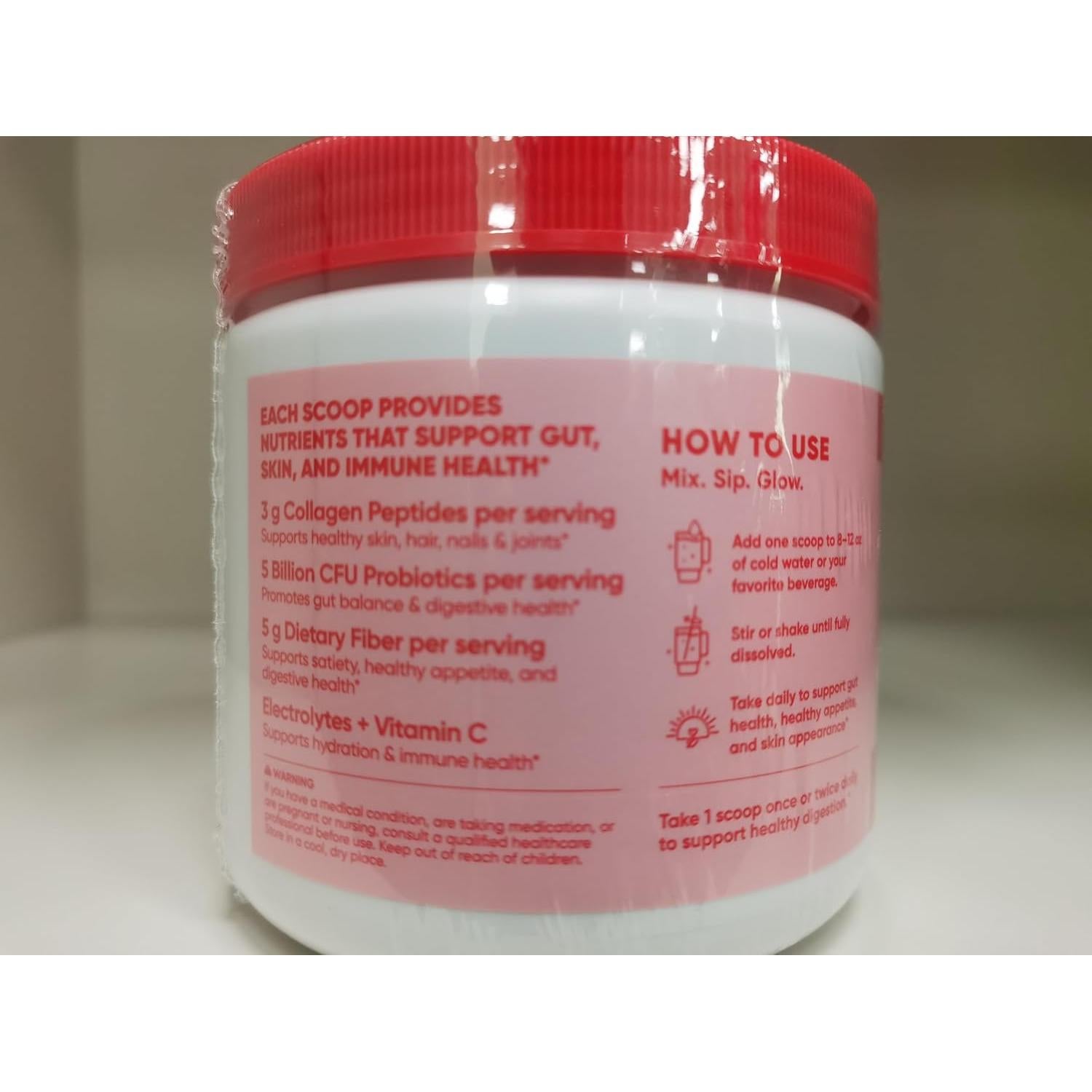 Suplemento de Fibra Venture Pal 181g - Probioticos y Colageno