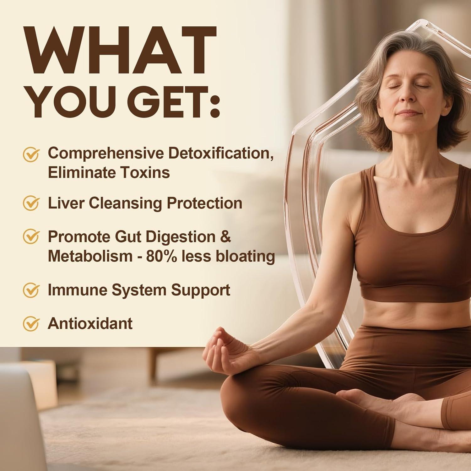 Suplemento Detox Totaria 2000MG - 120 Cápsulas Naturales