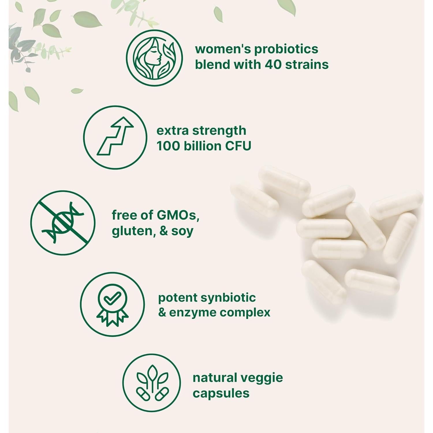 Micro Ingredients Fibra Orgánica y Probioticos Veganos 100 Mil CFU