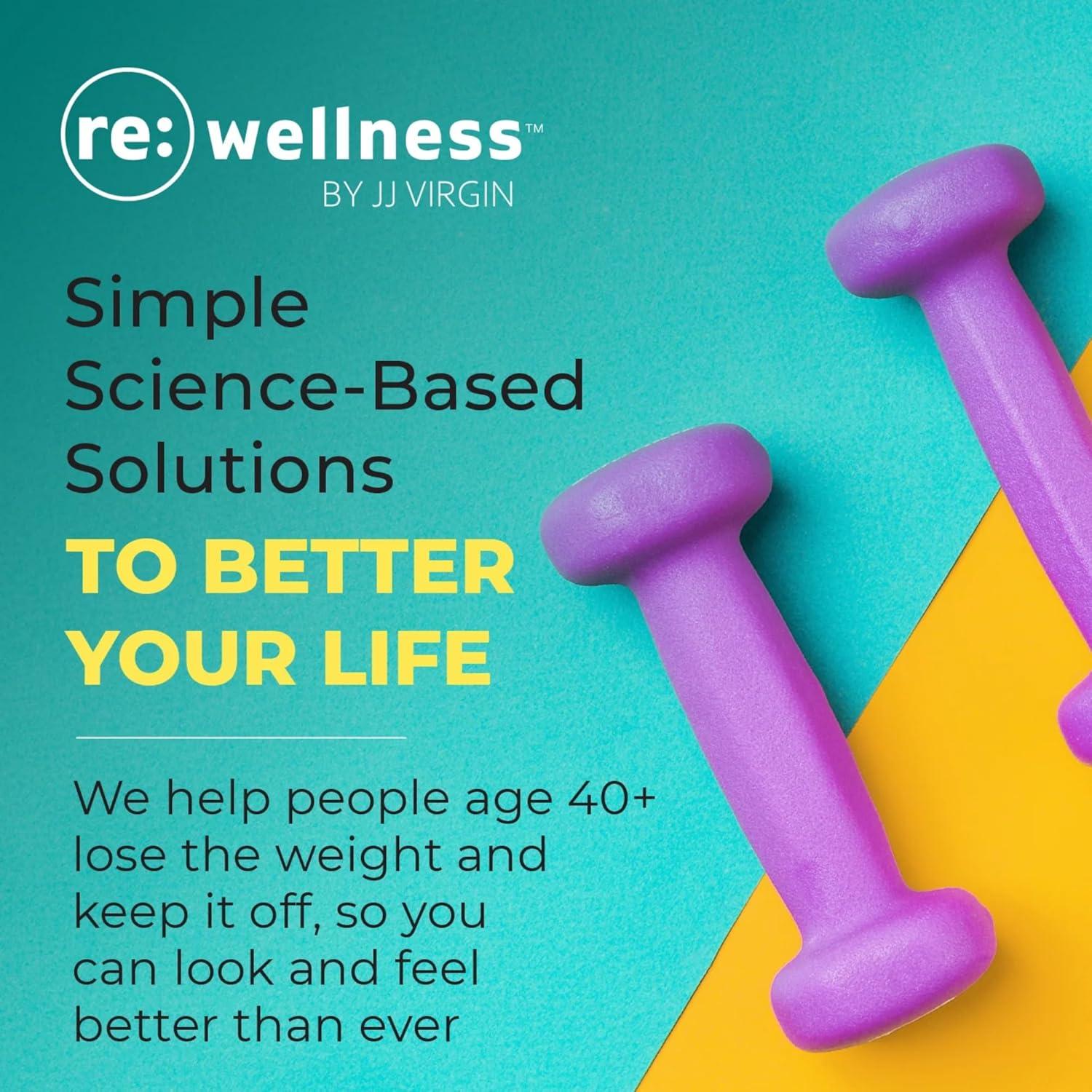 Reignite Wellness by JJ Virgin | Extra Fiber | 12 Fiber Powder Supplement with Psyllium Husk, Pectin, Flax, Cranberry Seed & More | Supports Gut Health | 60 Servings