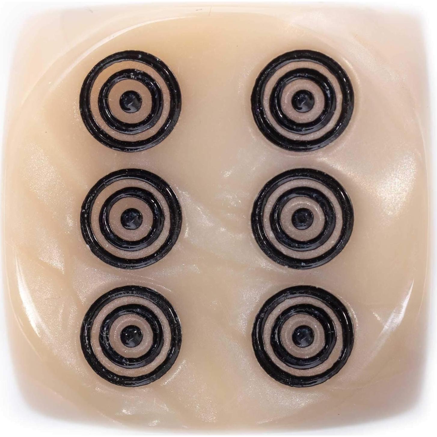 Liar's Dice Game Set - Classic Family Bluffing Game - Treasure Chest Includes Six Professional Bicast Leather Dice Cups, 30 Custom Bullseye D6 Dice, Custom Bidding Die, Pirate Ship Game Mat