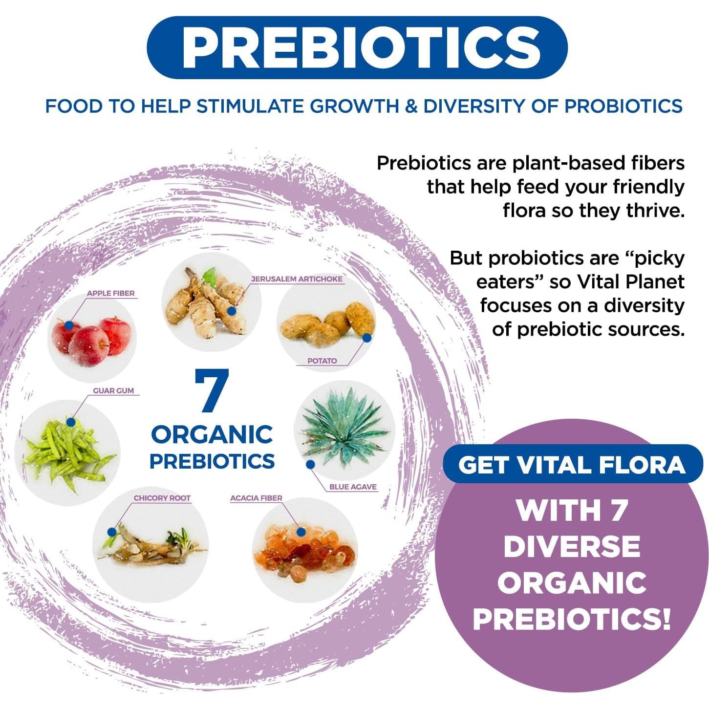 Probiotico Diario para Mujeres Flora Vital 60 Mil Millones CFU