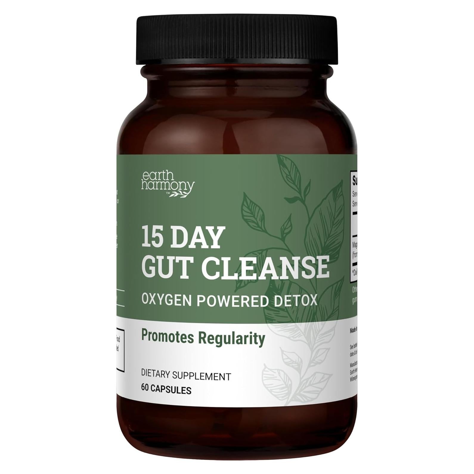 Desintoxicación Intestinal 15 Días Earth Harmony - 60 Cápsulas Veganas