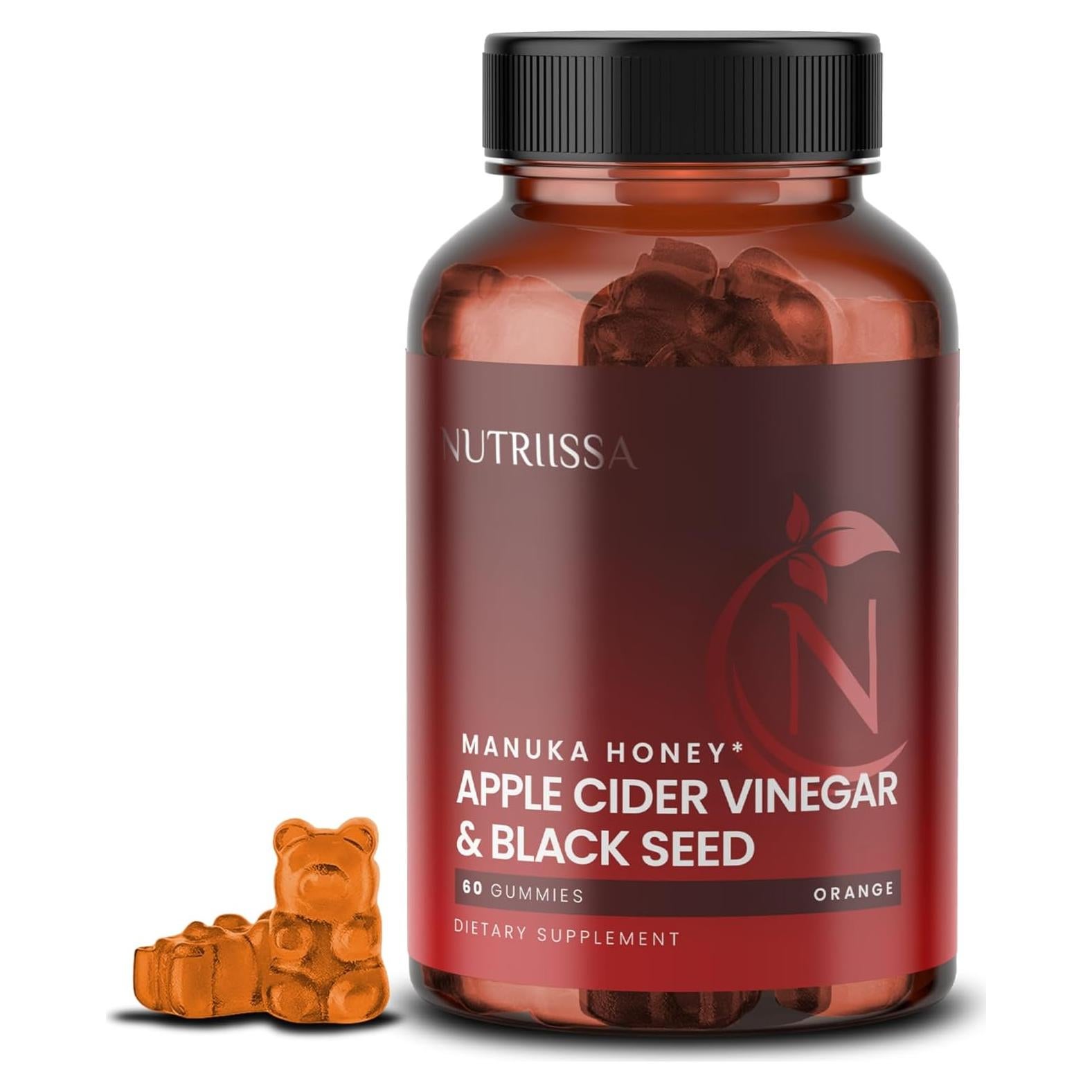 Gomitas de Vinagre de Sidra de Manzana Nutriissa - 60 Unidades