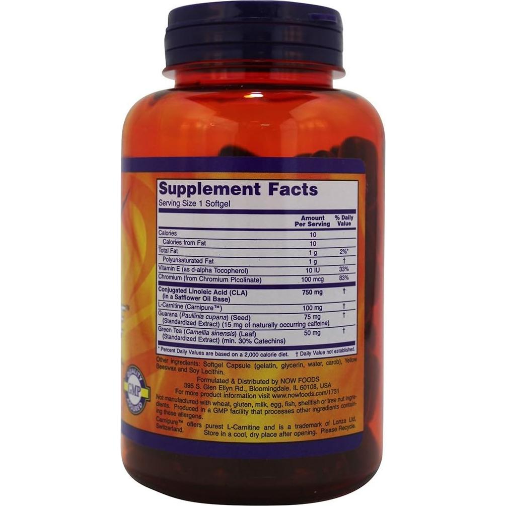 Suplemento CLA Extremo Now Foods 90 geles 2 paquetes