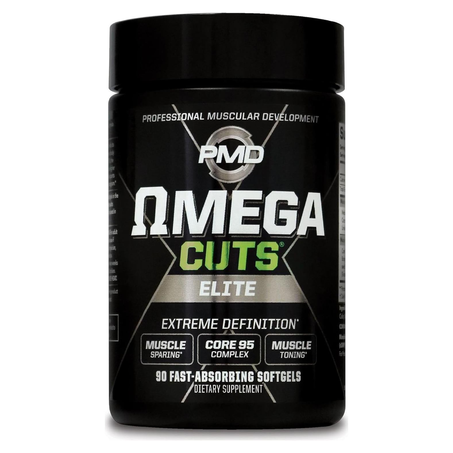 Suplemento PMD Omega Cuts Elite 90 Cápsulas para Pérdida de Grasa