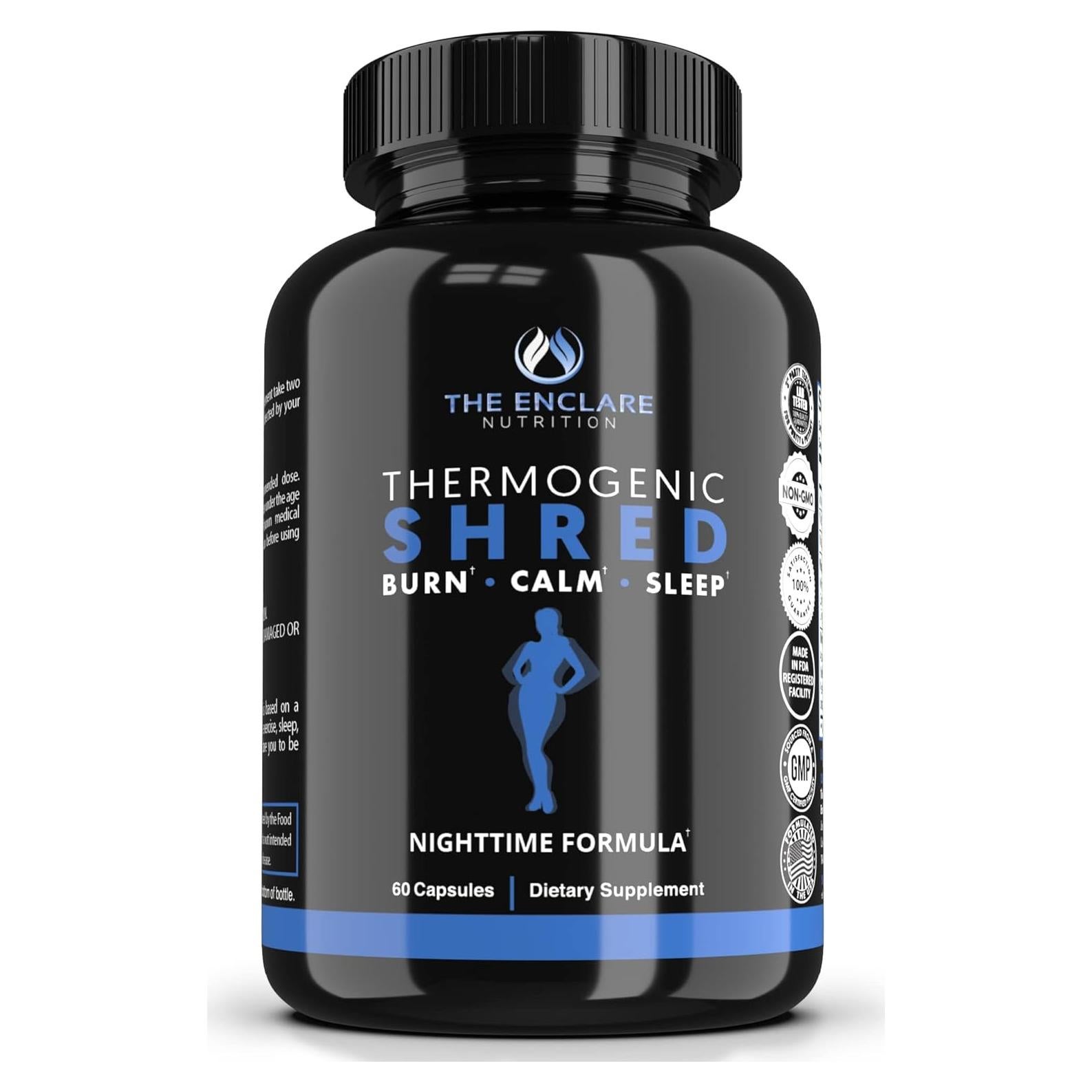 Termogénico Shred Enclare 68g - Quemador de Grasa Nocturno