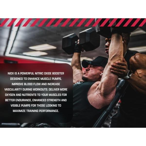 NIOX Extreme Pumps - Suplemento Pre-Entrenamiento 90 Cápsulas