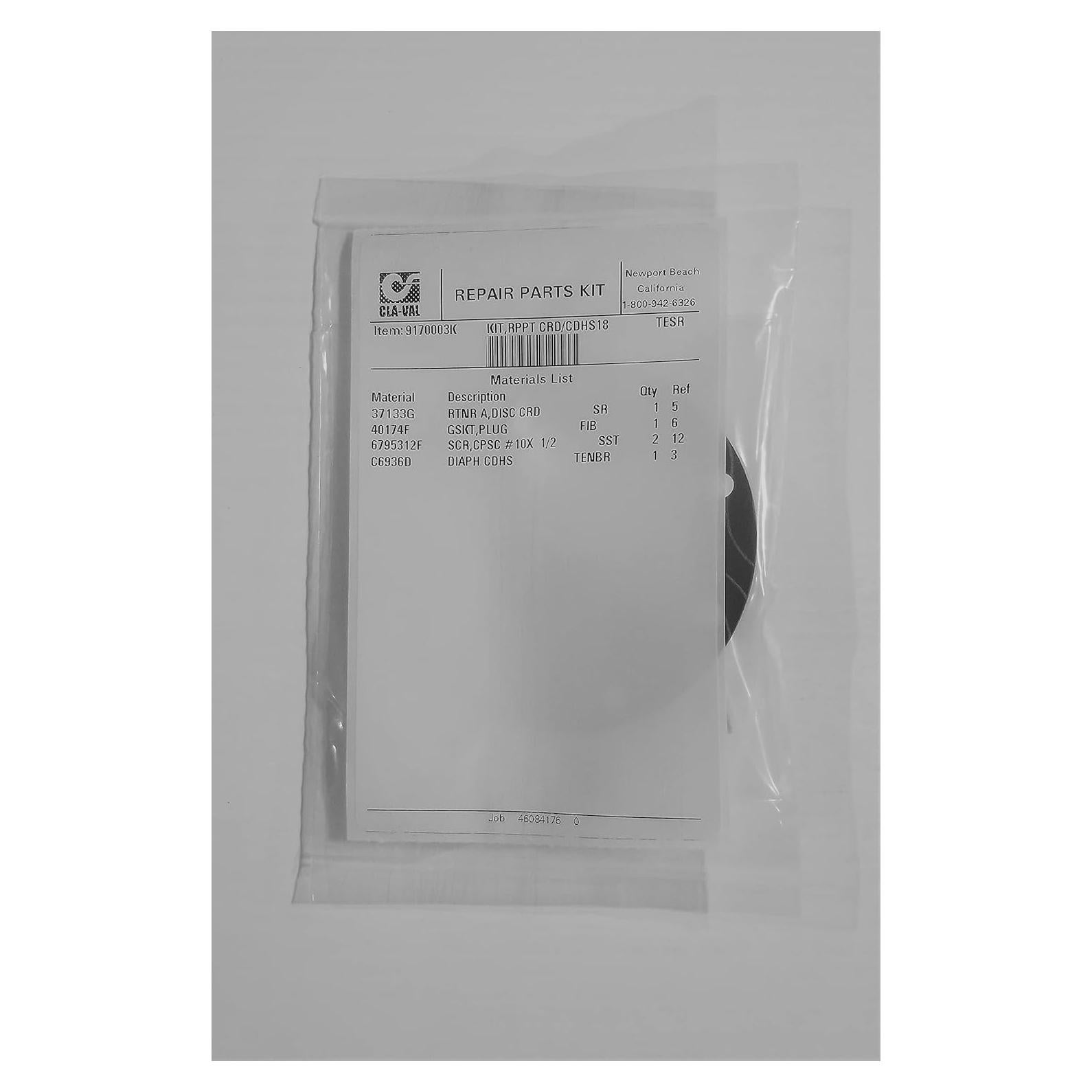 Kit de Reparación Cla-Val CRD 9170003K 15-300 psi