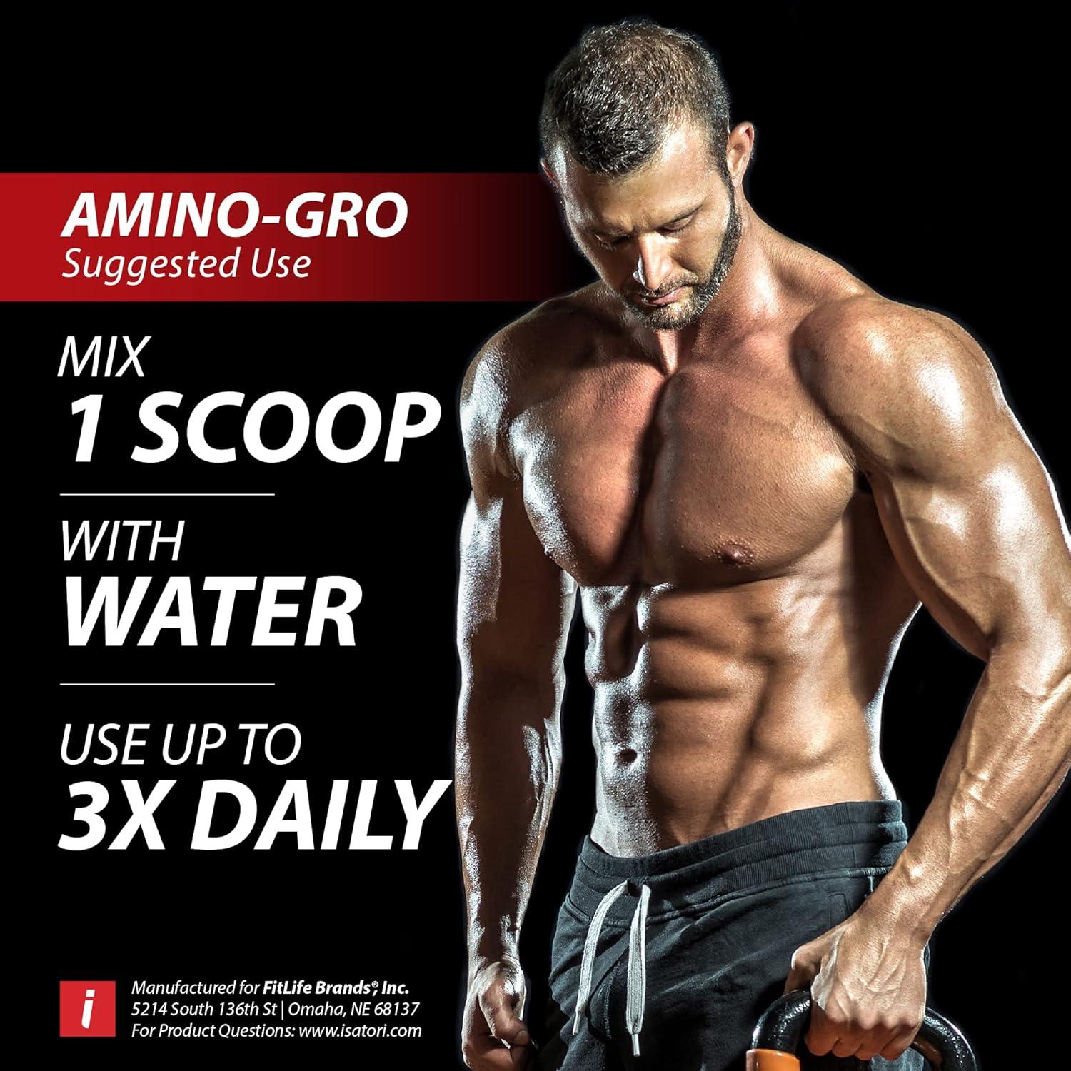 iSatori Amino-GRO BCAA 340g Sabor Blue Razz - Recuperación Muscular