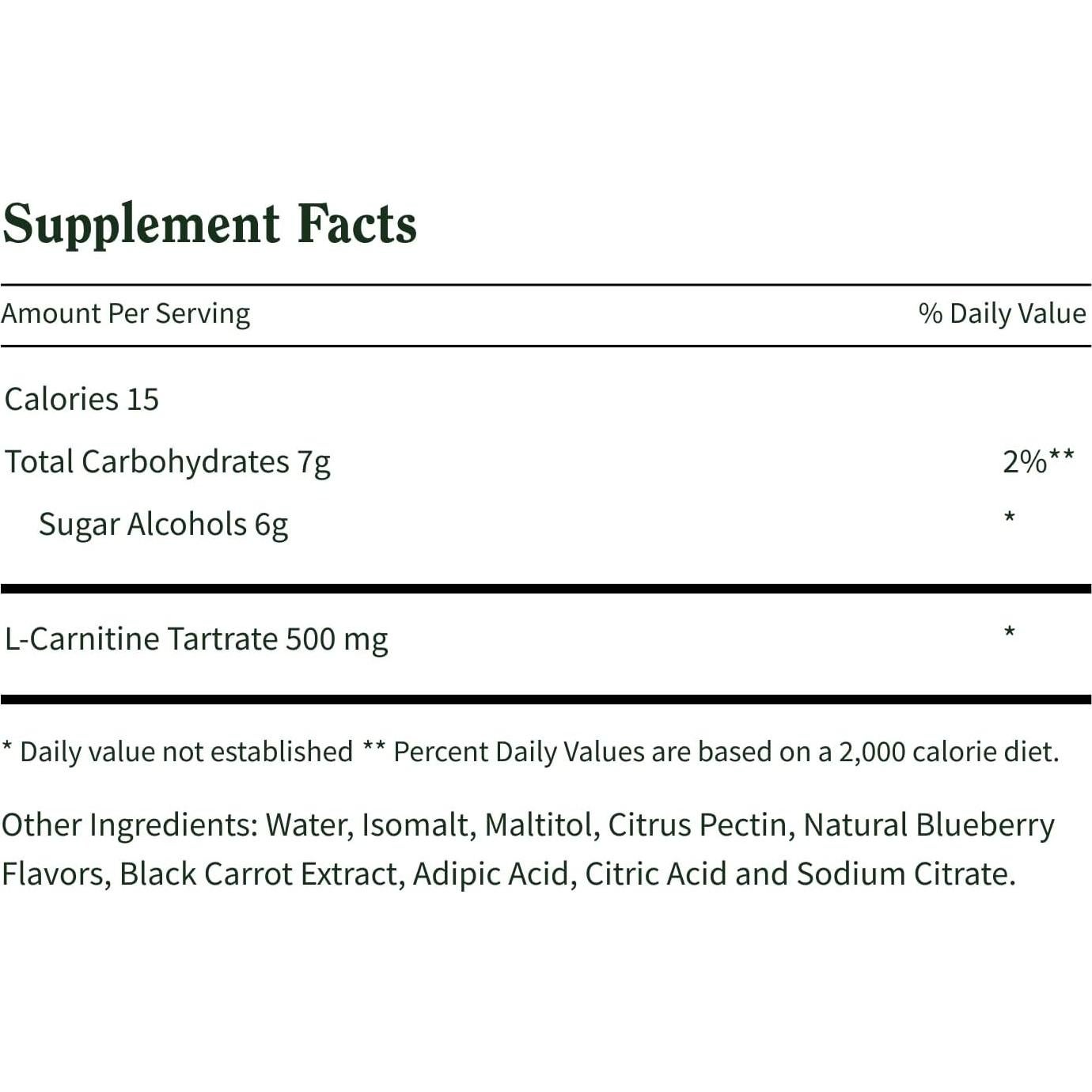 Gominolas L-Carnitina 500mg Snap Supplements - Sin Azúcar, 60 Unidades