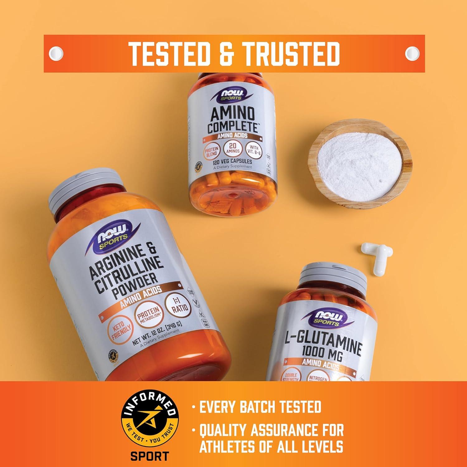 L-Carnitina Líquida NOW Sports 1000 mg Sabor Tropical 473 ml